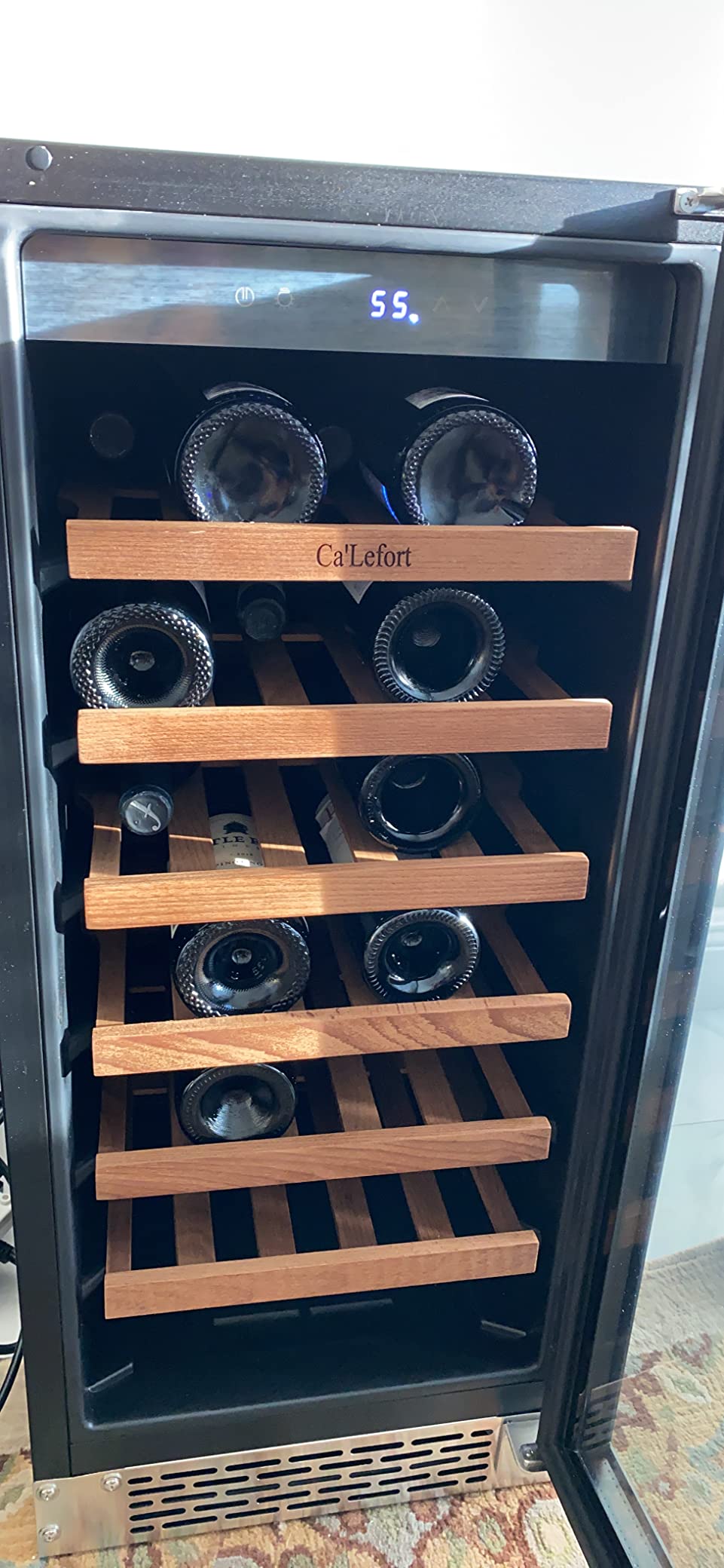 Ca'Lefort 24 Inch Wine Fridge, 61-Bottle Wine Cooler Refrigerator customer photo 2