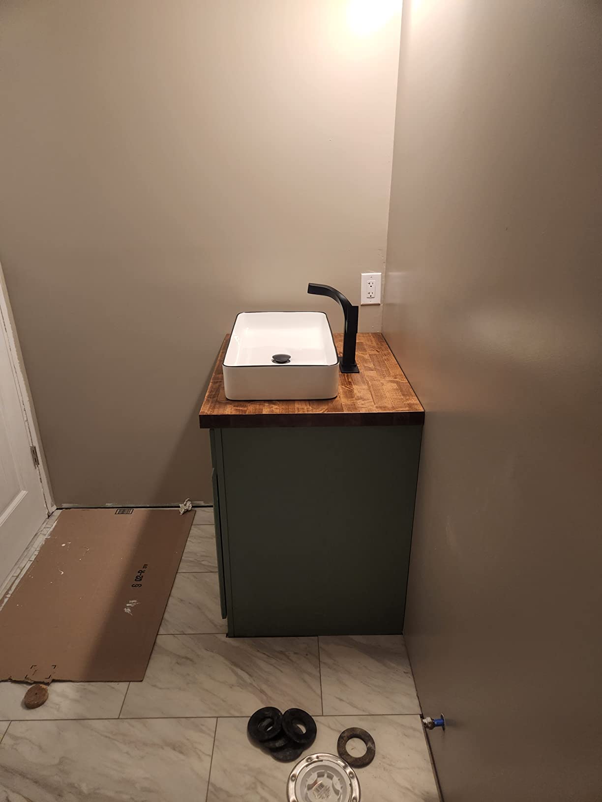 21x12 Wall Mounted Bathroom Sink customer photo 2