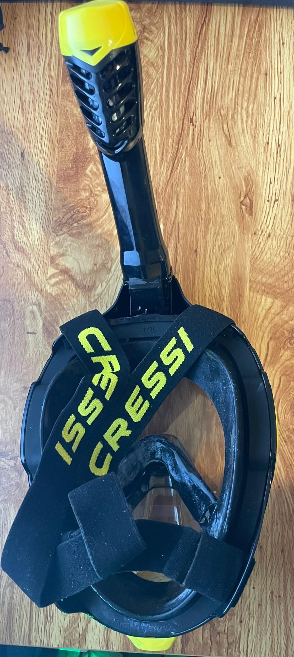 Cressi Adult Snorkeling Full Face Mask - Wide Clear View, Anti-Fog System - Easy Breathing: Safety First - Bali: Designed in Italy customer photo 2