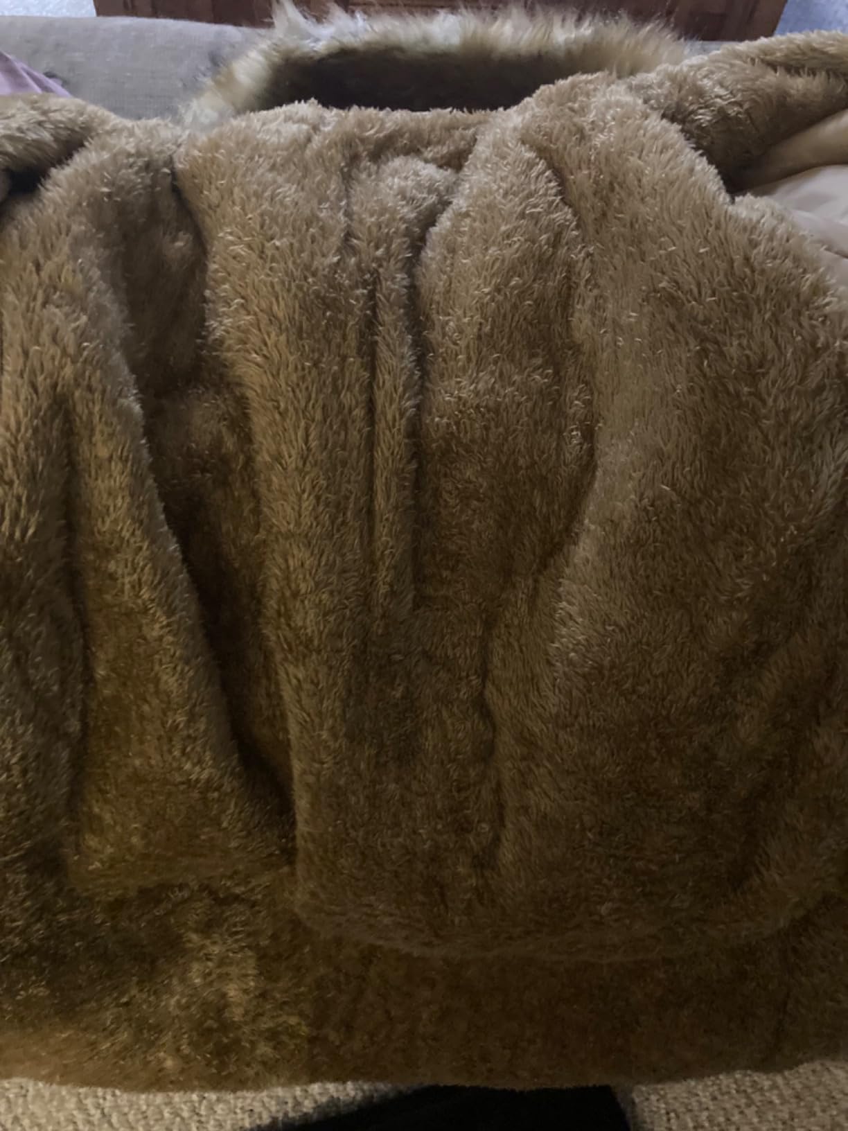 HEEKPEK Women Winter Coats Fleece Lined Parka Jackets with Faux-fur Hood customer photo 2