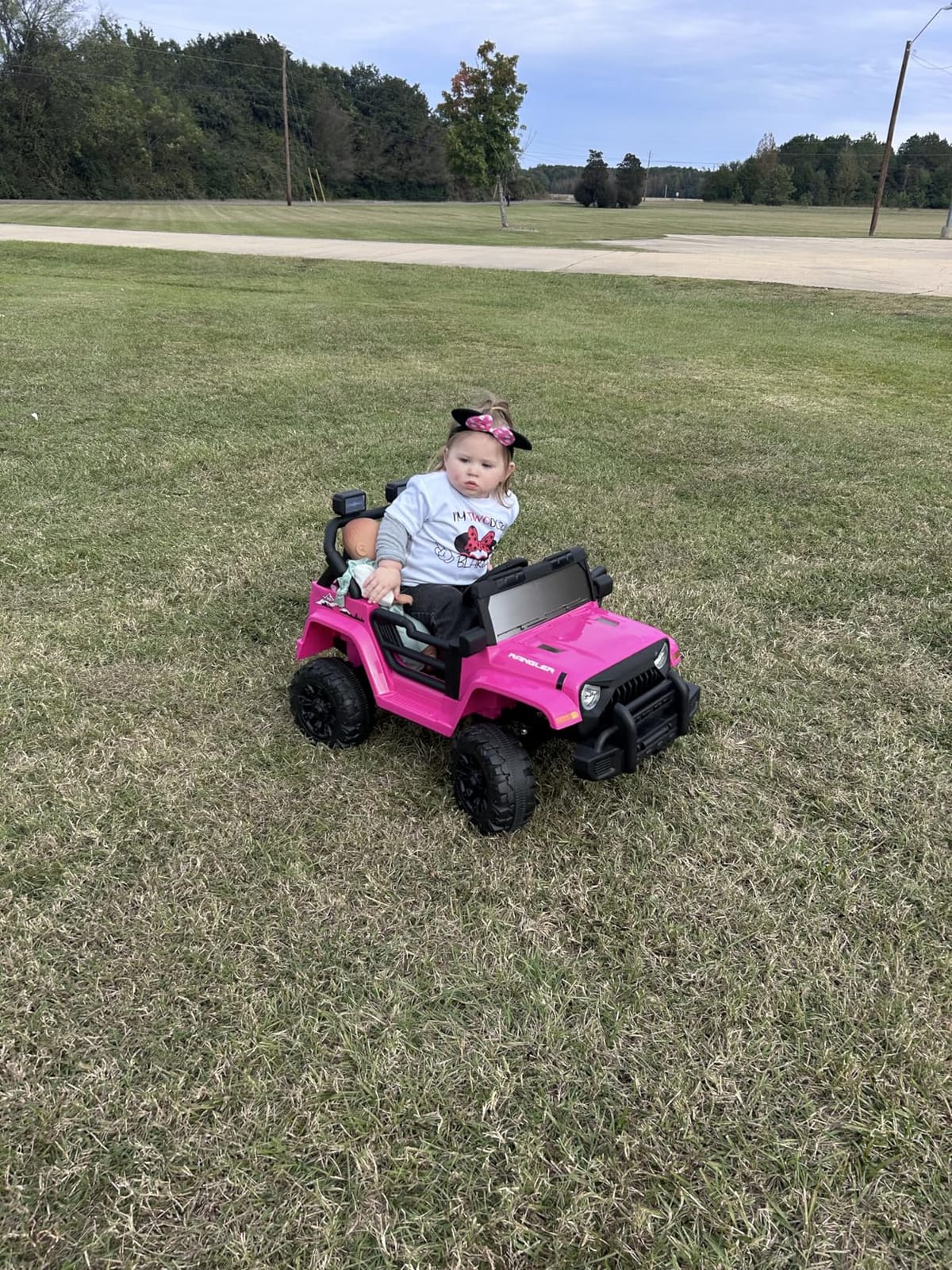 Ride on Truck Car, 12V Kids' Electric Vehicles W/Parents Control, Ride on Toys for Toddlers with Music, Bluetooth, Four-Wheels Suspension, USB, Headlights, Black customer photo 1