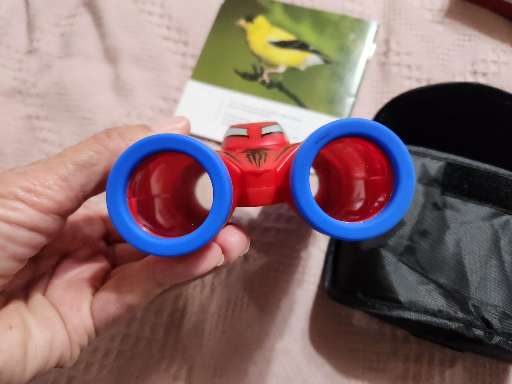 JovialToyz Binoculars for Kids Ages 3-8 Boy Binoculars Toys with Compass & Bird Watching Manual, Christmas Birthday Gifts for 3 4 5 6 7 8 Year Old Boys Girls Age 4-6 6-8 Toddler Outdoor Camping Toys customer photo 1