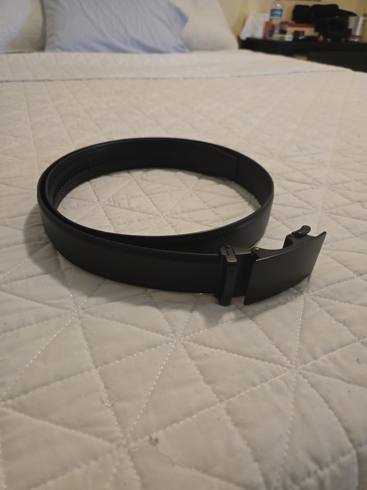 VATAN Men's Belt Leather Ratchet Belt for Men Dress Casual Every Day customer photo 1