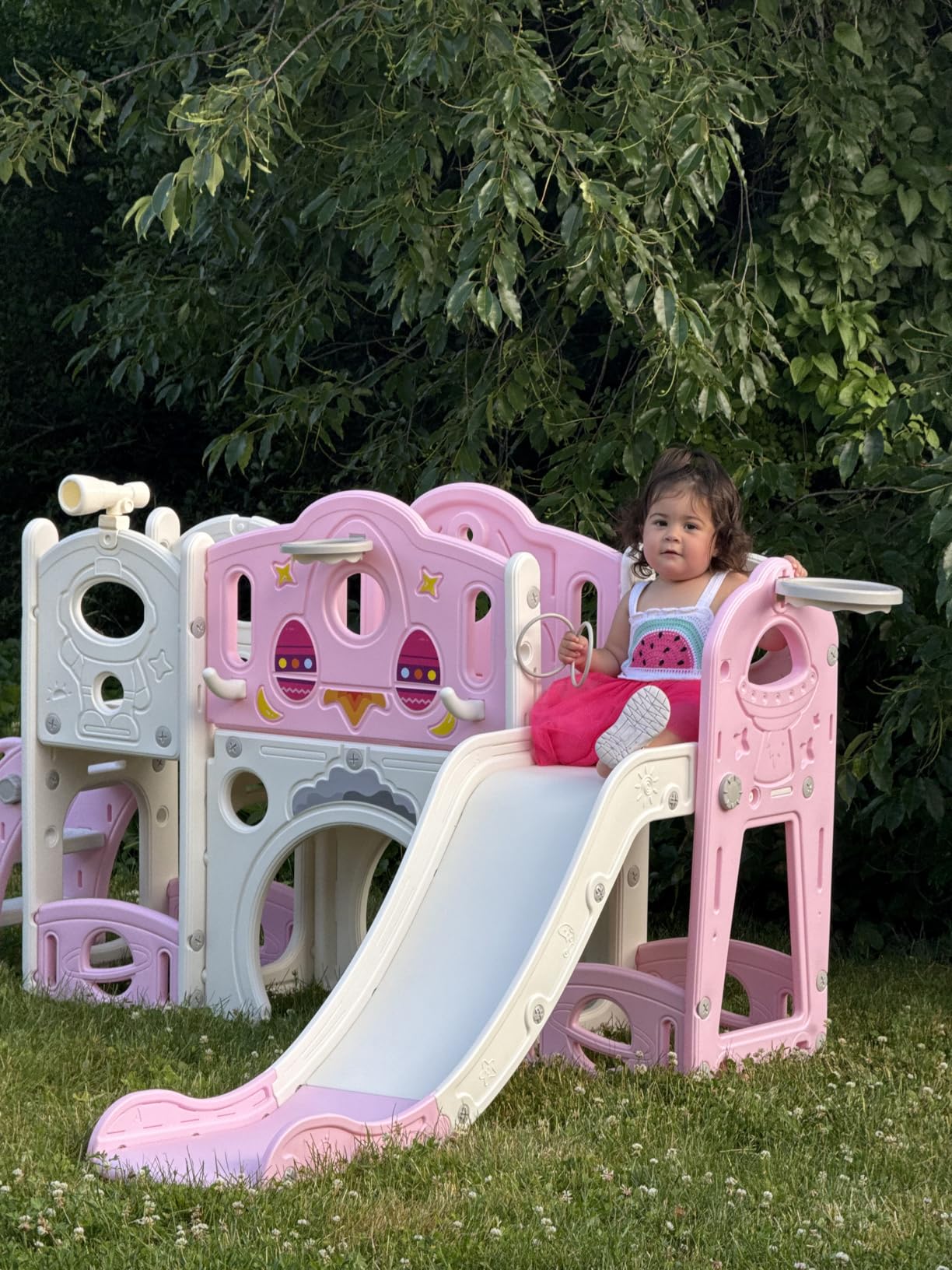 NYEEKOY 9 in 1 Toddler Slide and Outdoor Playset, Toddler Playground customer photo 1