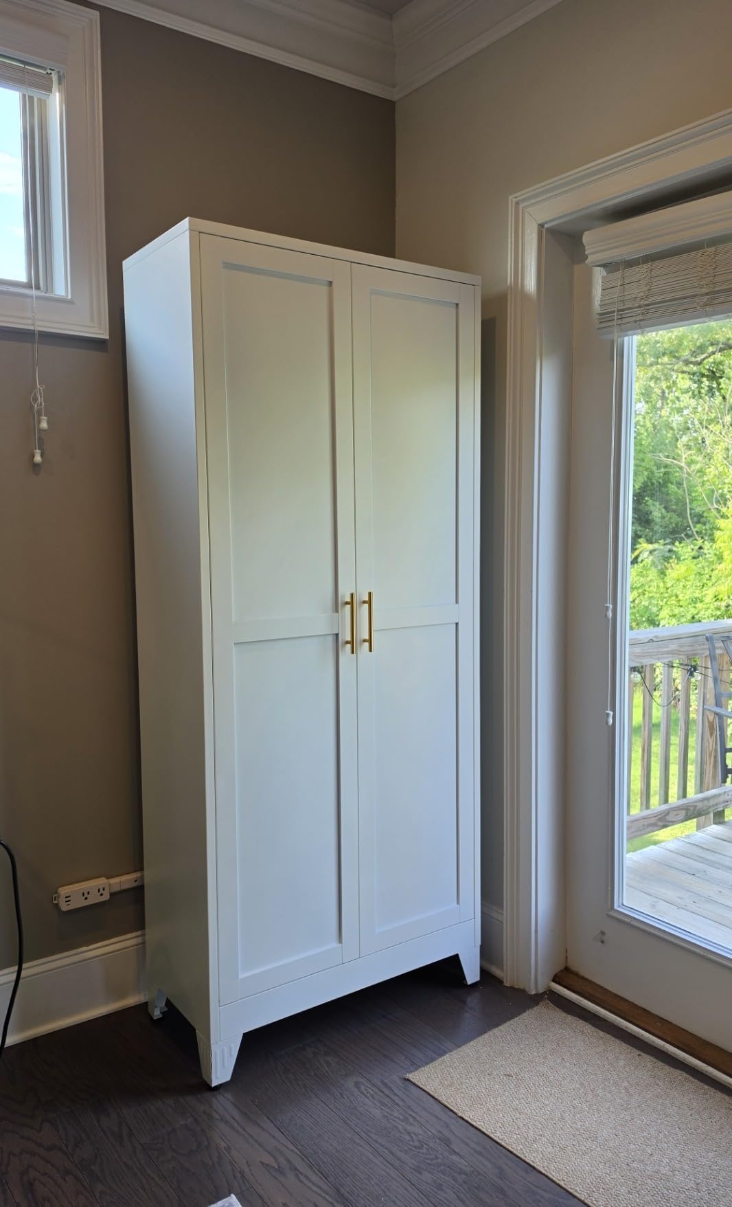 GAIOUS Metal Pantry Cabinet, Kitchen Pantry Storage Cabinets with 2 Door customer photo 2