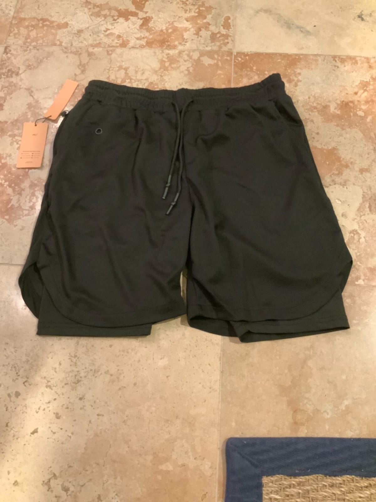 JWJ Men's 2 in 1 Workout Running Shorts 7 Inch Lightweight Athletic Gym Shorts with Compression Liner customer photo 1