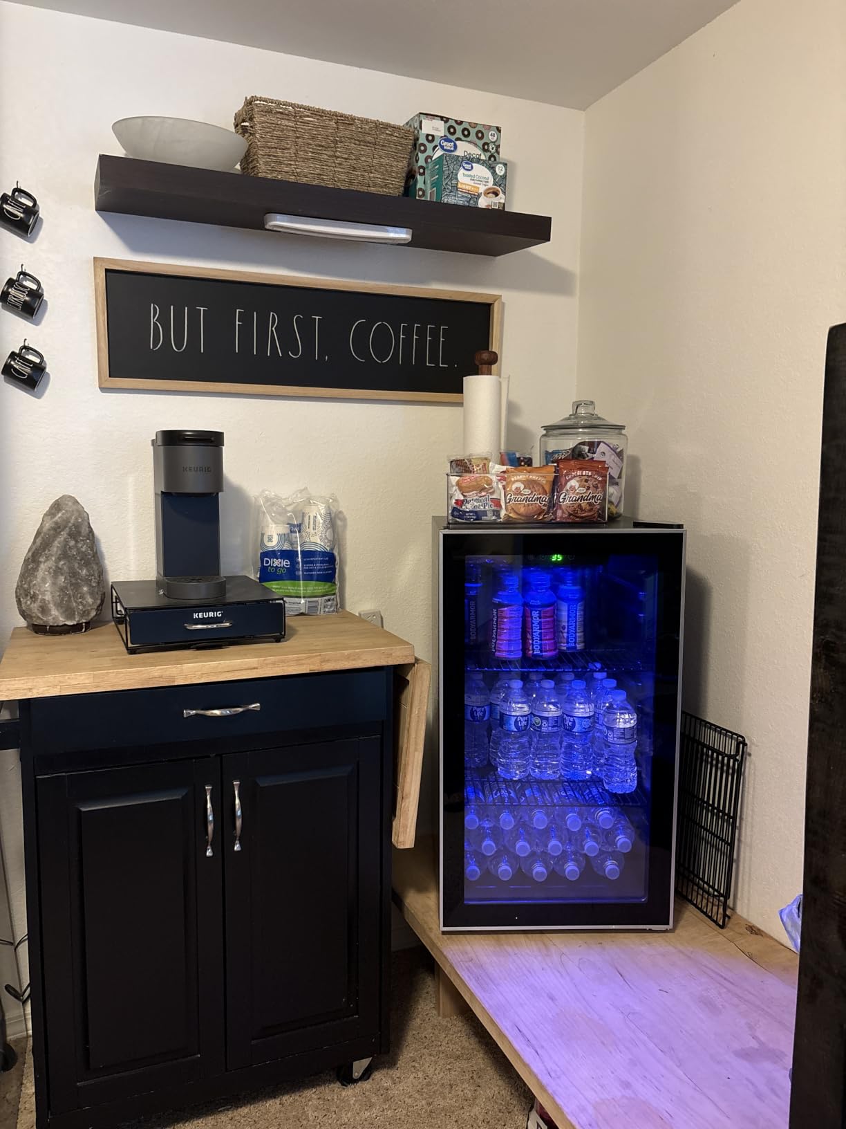 Electactic Mini Fridge 130 Can Beverage Refrigerator Cooler, 3.2 Cu.Ft Drink Fridge for Soda Wine Beer, Adjustable Temperature Control for Home Office, Black customer photo 2