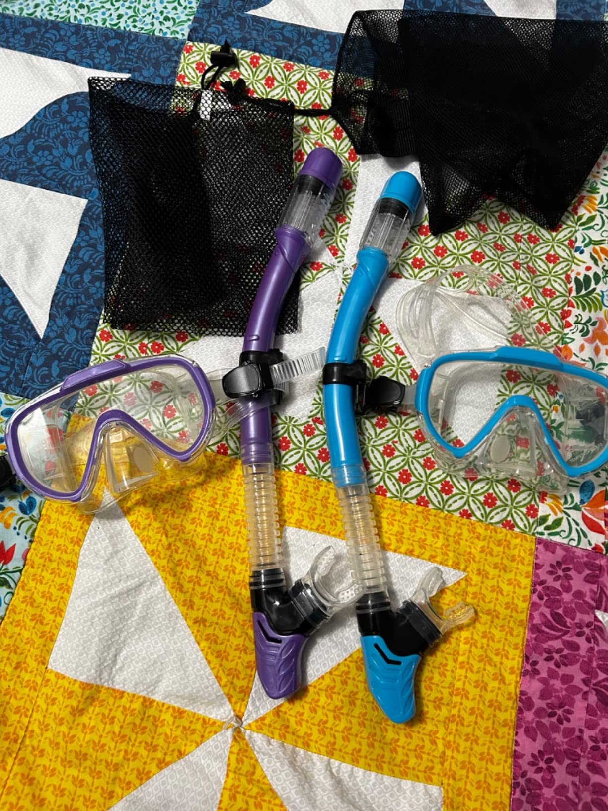 Seovediary Snorkeling Gear for Adults, Anti-Fog Mask with Dry Top Snorkel customer photo 1