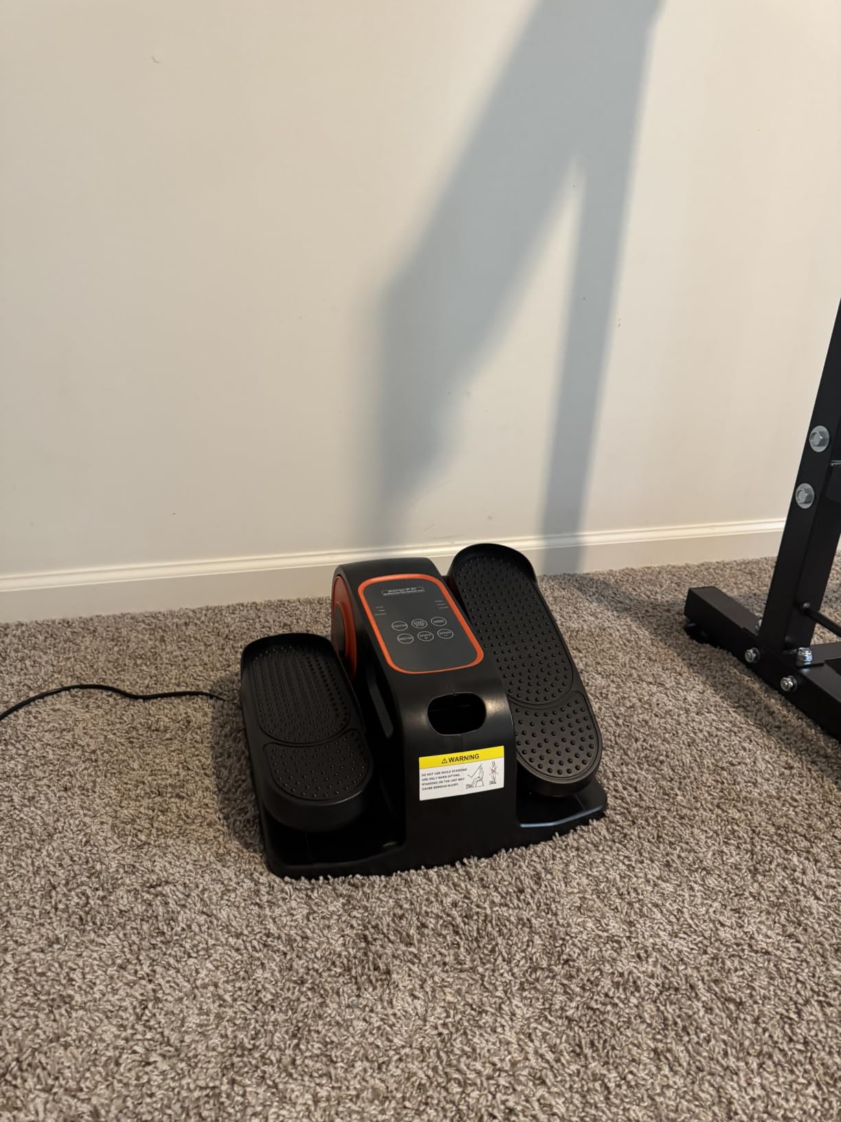 Under Desk Elliptical, Elliptical Leg Exerciser for Seniors, Home Portable Elliptical with Remote Control and 12 Adjustable Speeds, Electric Seated Pedal Exerciser customer photo 2
