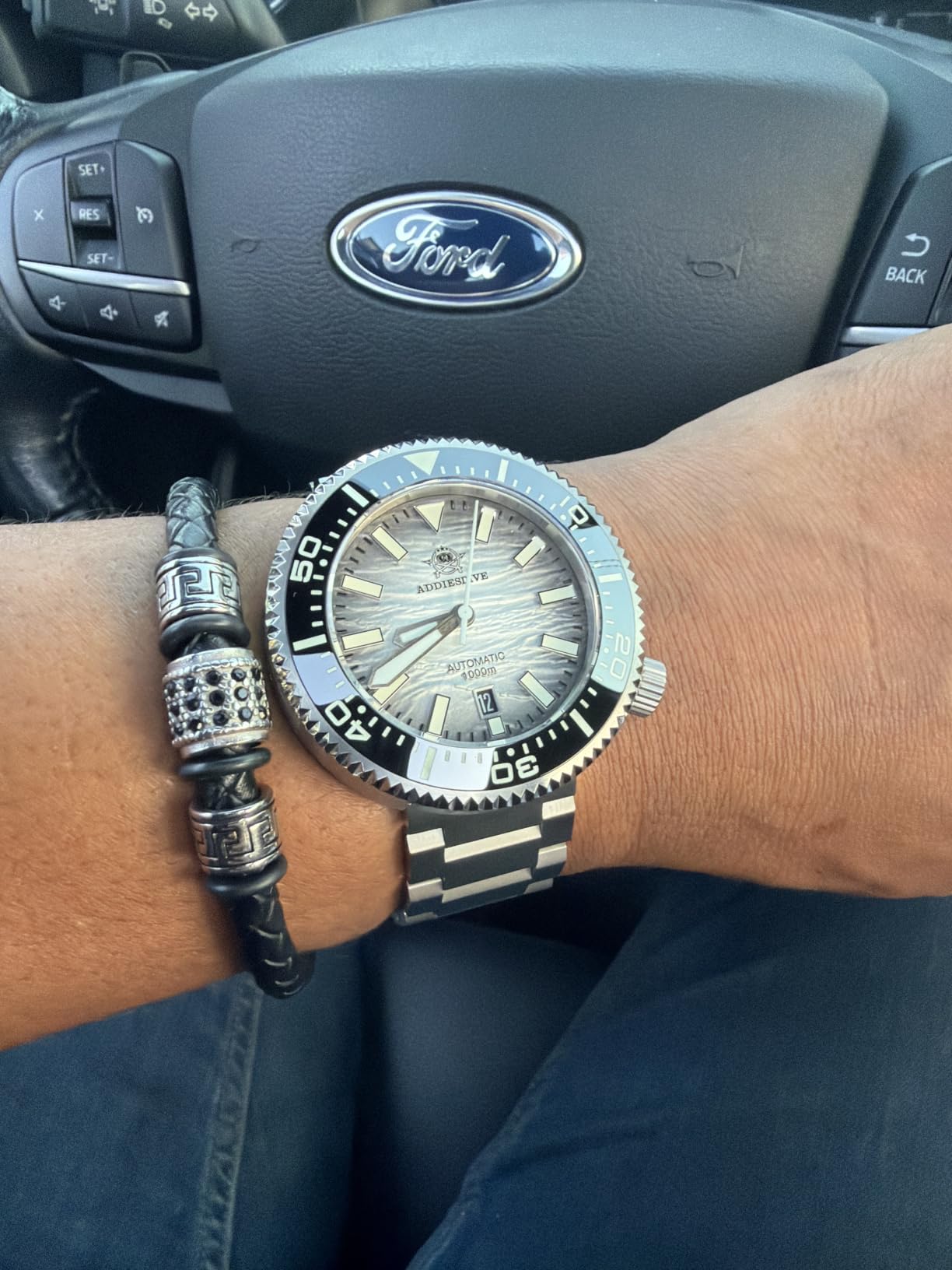 ADDIESDIVE Automatic Dive Watch 1000 M Waterproof Helium Escape Valve NH35A customer photo 2