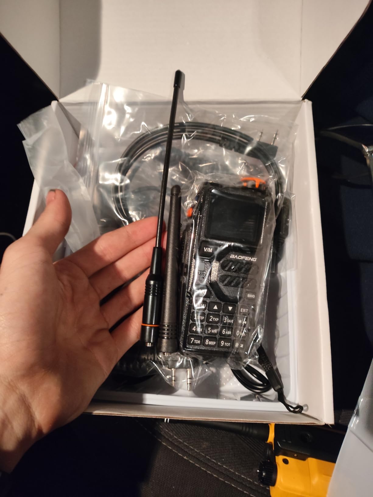 BAOFENG K5PLUS 10W Tri-Band Ham Radio with Long High Gain ANT & Speaker Mic | UHF VHF 1.25M Long Range Two Way Radio, 999CH, Aviation NOAA Receiver, 2500mAh Battery+Type-C Port, Frequency Copy, Scramble customer photo 2