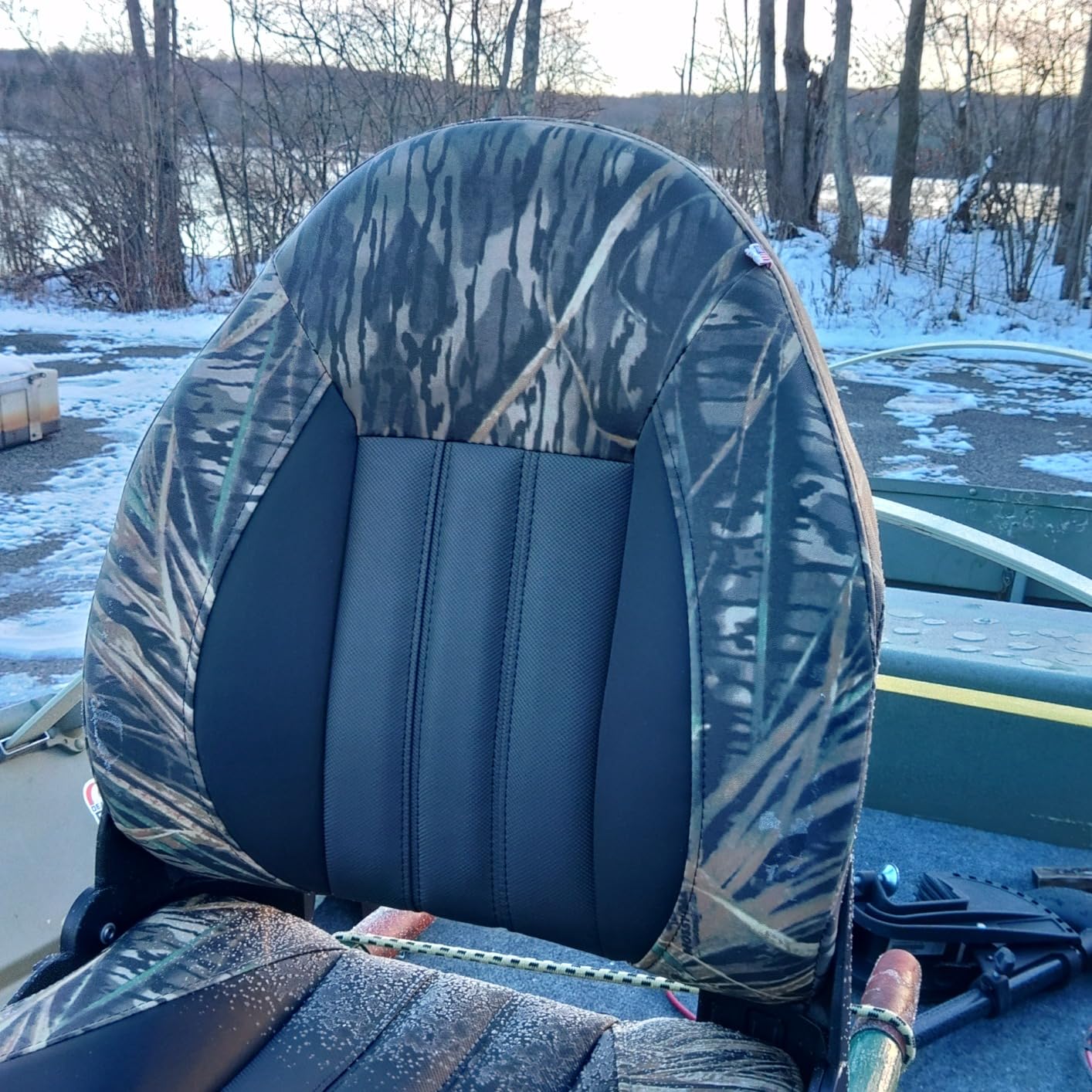 Tempress ProBax Orthopedic Folding High Back Boat Seat (Gray/Red X/Carbon/Sterling) customer photo 2