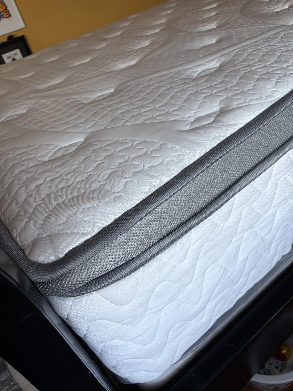 Sleep Firm Queen Mattress 12 Inches - Cooling Hybrid Single Mattresses with Extra Lumbar & Shoulder Support, Hotel Collection for Pain Relief - Fiberglass Free - 365 Night Trial customer photo 1