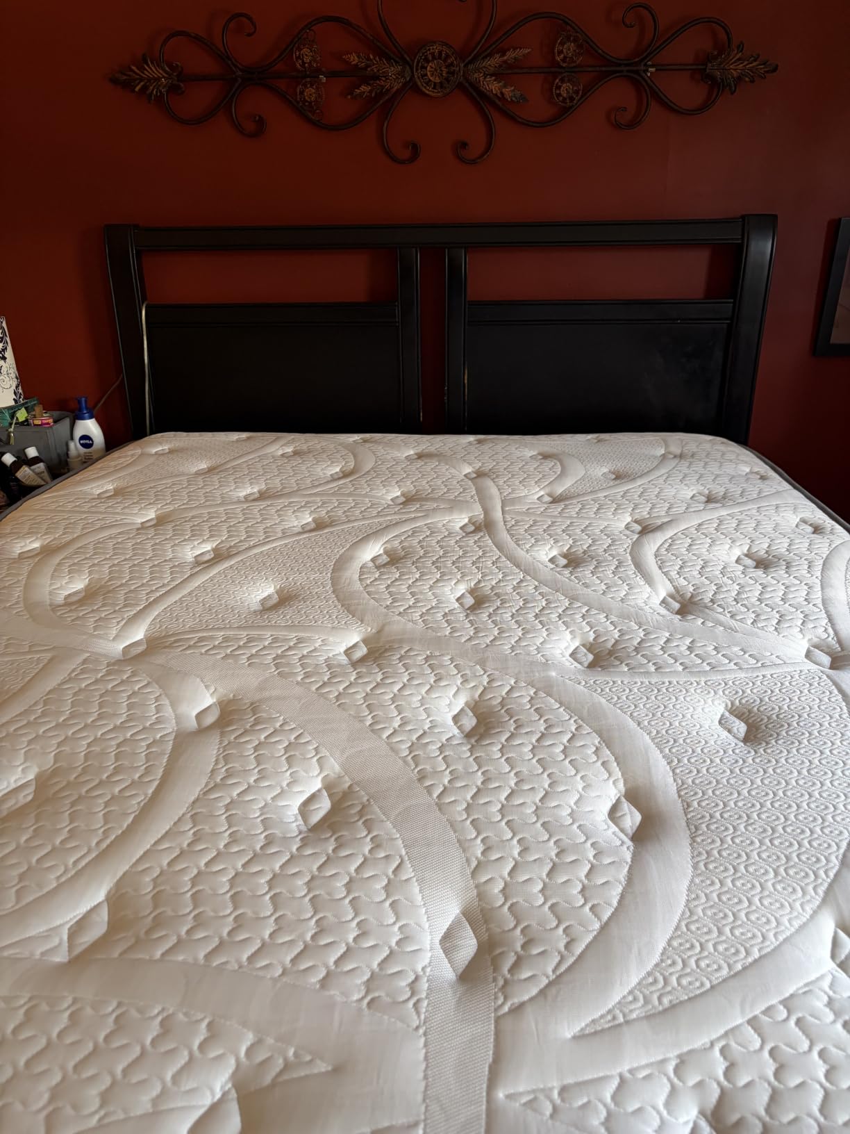 Sleep Firm Queen Mattress 12 Inches - Cooling Hybrid Single Mattresses with Extra Lumbar & Shoulder Support, Hotel Collection for Pain Relief - Fiberglass Free - 365 Night Trial customer photo 2