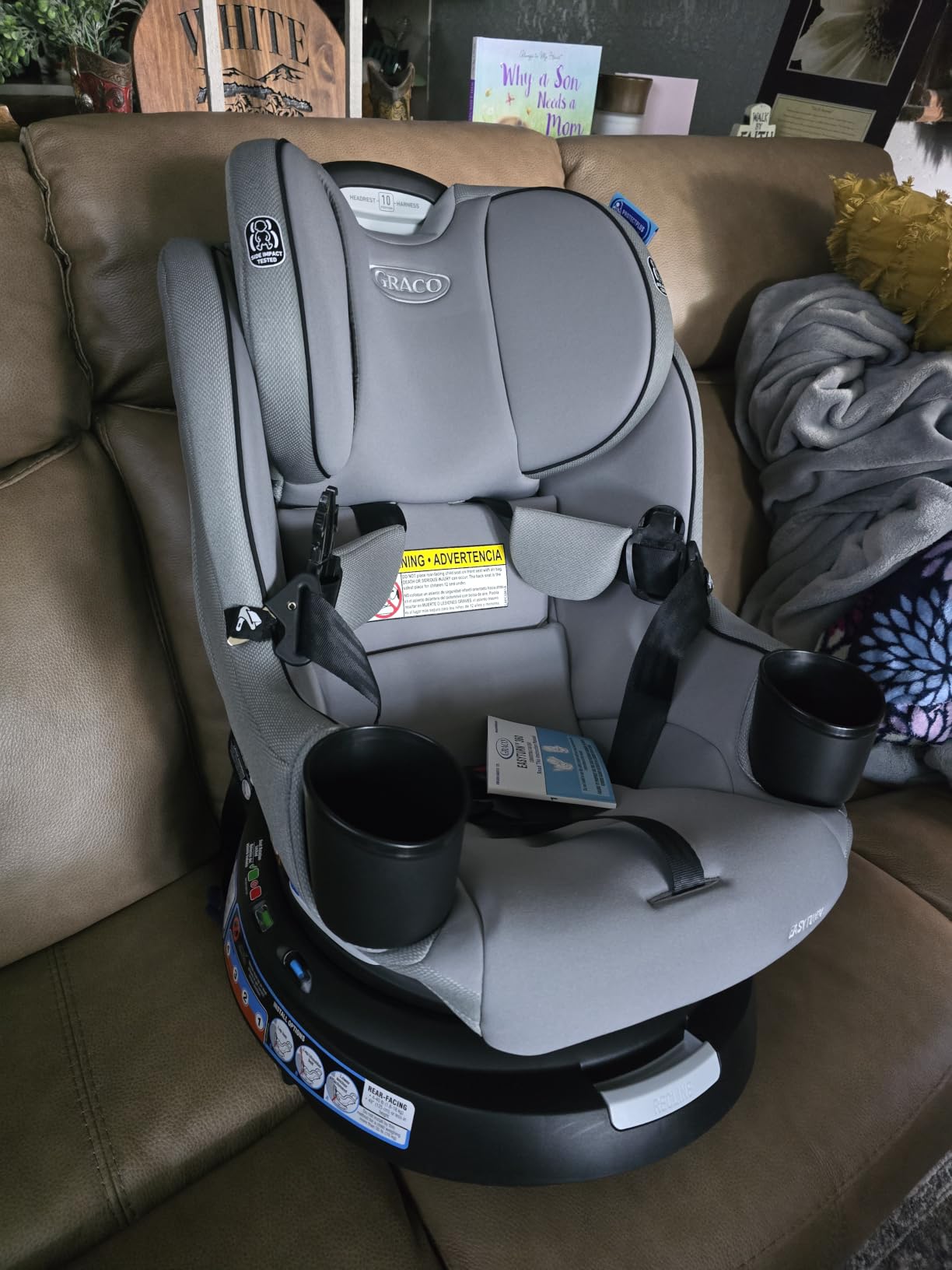 Graco EasyTurn 360 2-in-1 Rotating Convertible Car Seat, Cyran customer photo 1