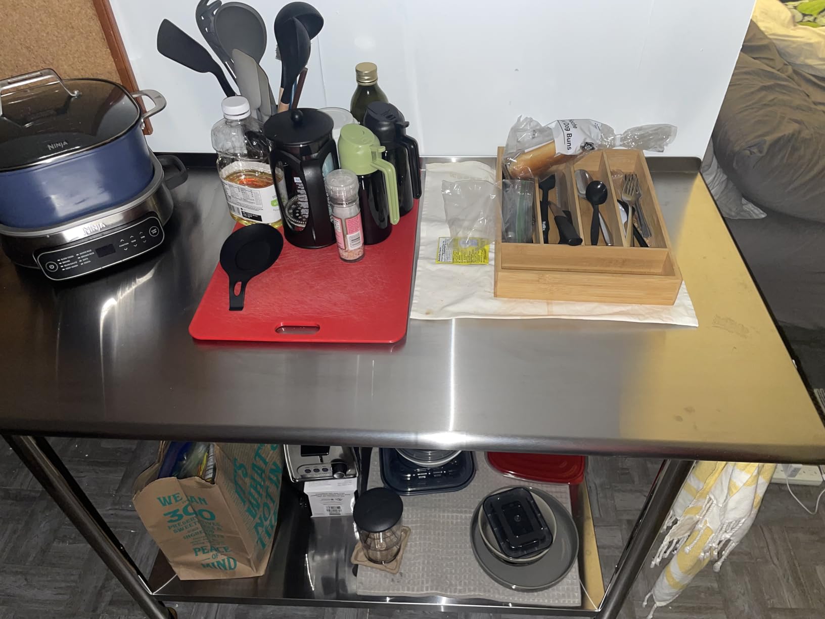 Atelicf NSF Stainless Steel Prep Table 24X48 inch with Backsplash customer photo 2