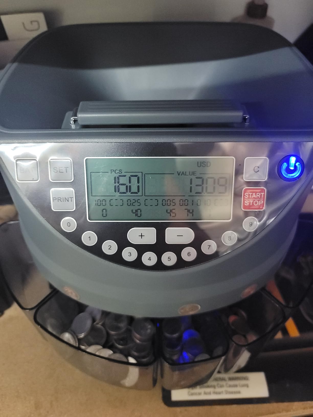 Aneken Coin Counter and Sorter with TFT Display - Accurate Sorting Machine for 5 Denominations, Smooth Operation at Up to 350 Coins Per Minute, Ideal for Efficient Money Management customer photo 2