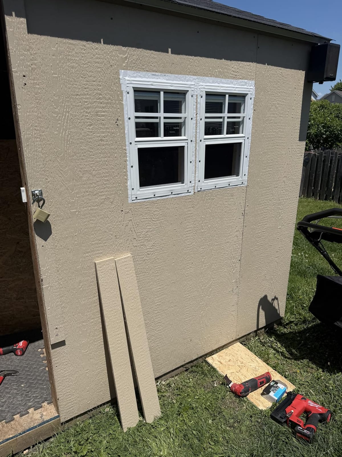 2 Pack Shed Windows, Chicken Coop Windows, 24