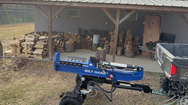 BILT HARD 40-Ton Gas Powered Log Splitter, Horizontal/Vertical Full Beam Wood Splitter with Auto Return, 4-Cycle 389cc OHV Engine, 2 Stage Gear Pump, Gas Firewood Splitting Wood Machine customer photo 2