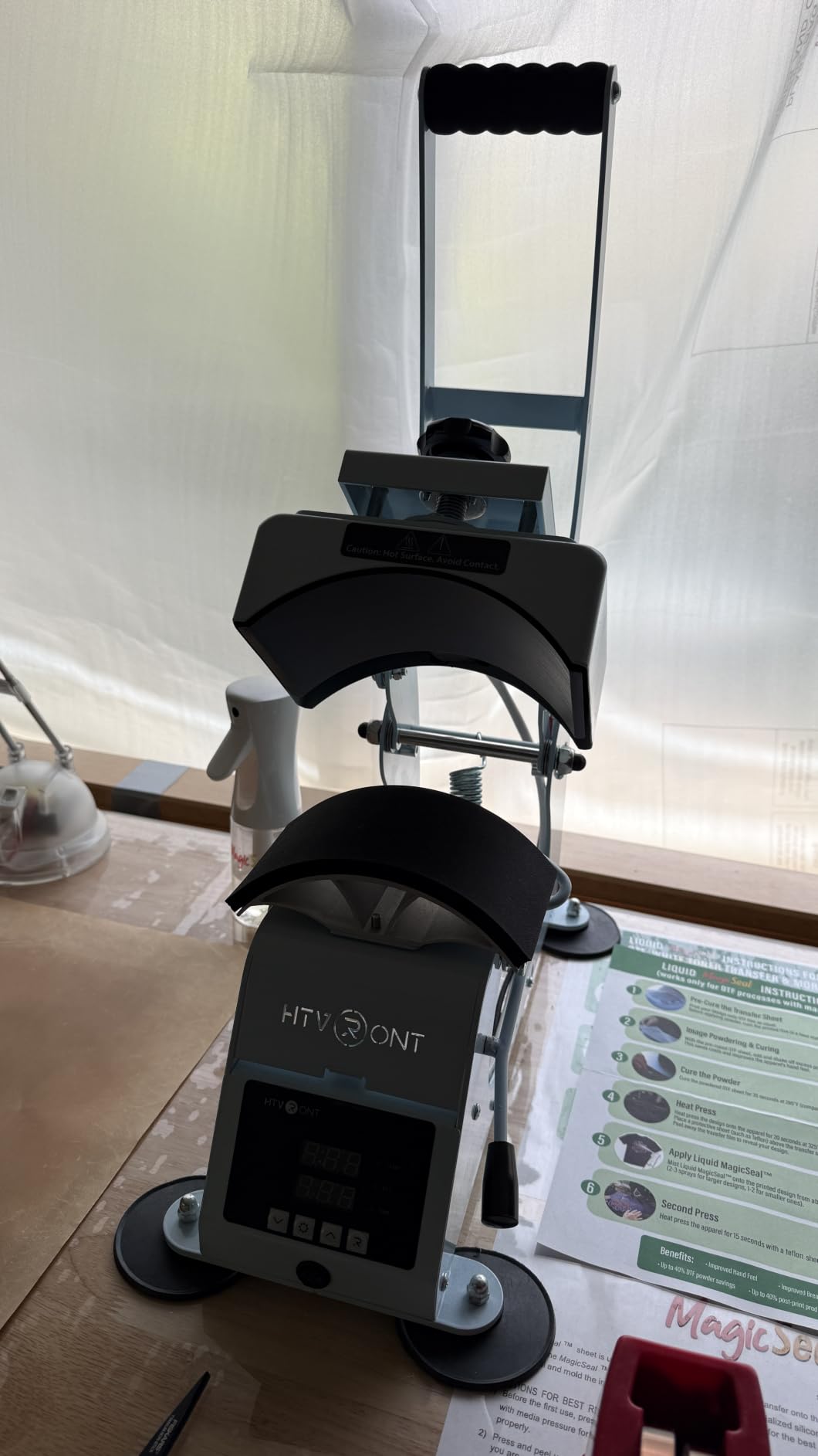 HTVRONT Hat Press Hat Heat Press Machine customer photo 1