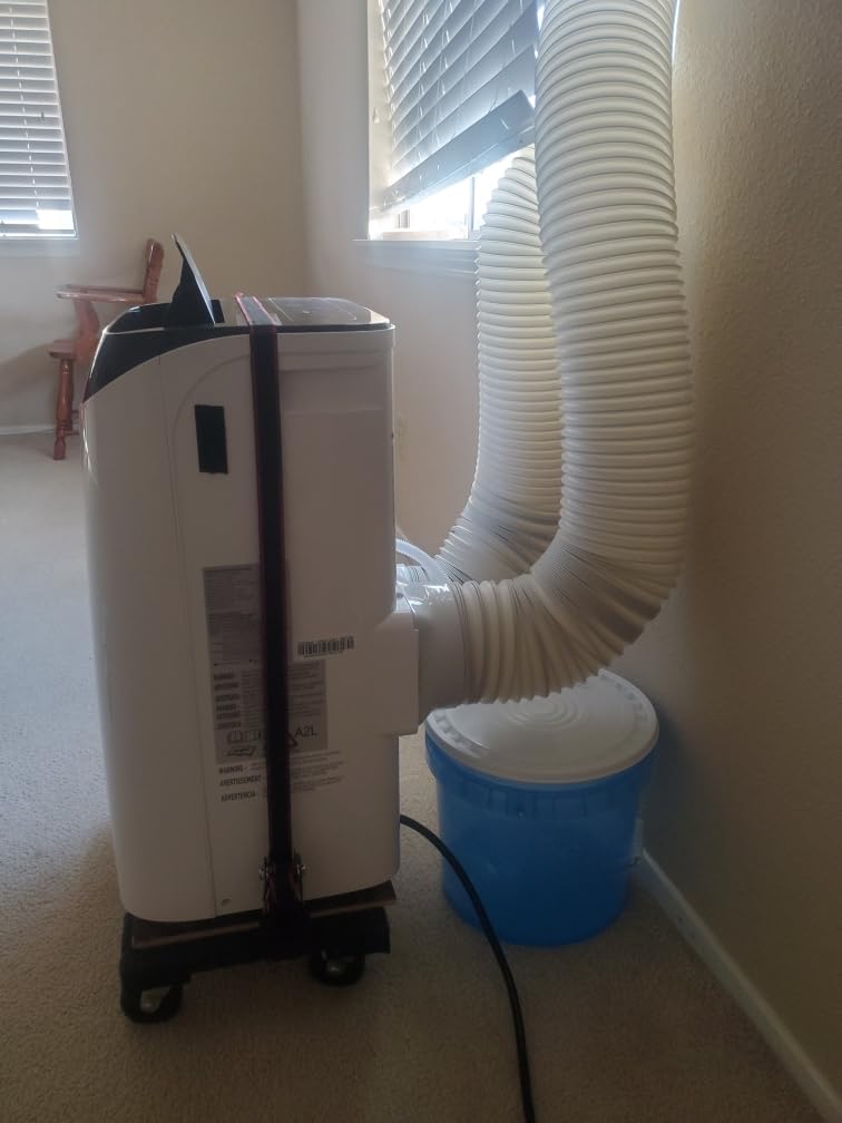 Inverter 16000BTU Portable Air Conditioners with Remote, Free Stand Cooling Portable AC Unit for Room up to 800 sq.ft, with Dehumidifier & Fan, Dual Hose, Quiet Sleep Mode(42dB), Windows Kit customer photo 2