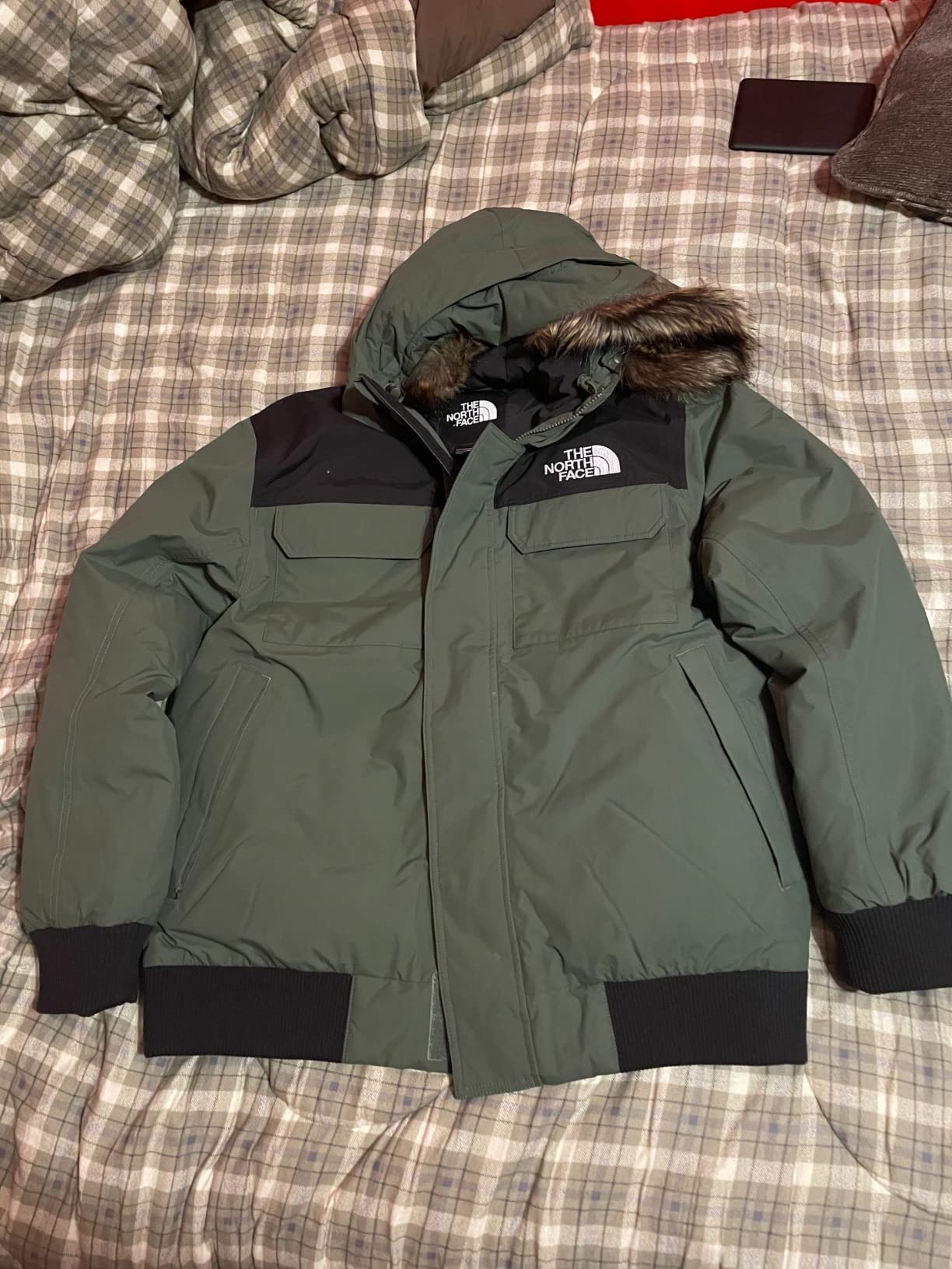 THE NORTH FACE Men's McMurdo Bomber Jacket | Waterproof, Waterfowl Down Insulation, Hooded Jacket customer photo 1