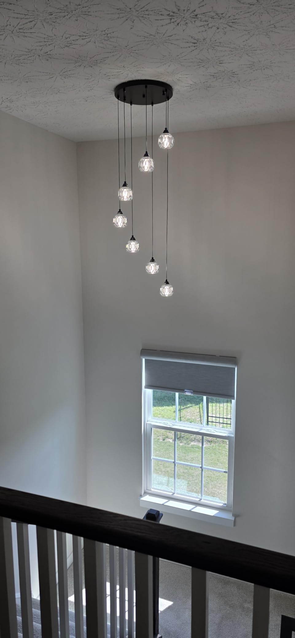 Weesalife Crystal Chandeliers for Staircases,7-Lights customer photo 1