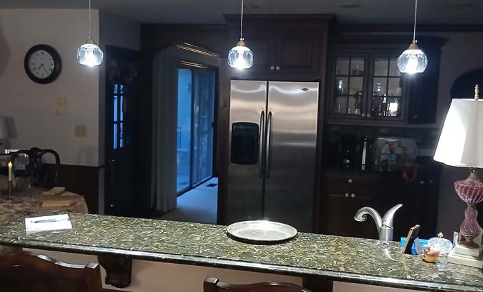 Weesalife Crystal Chandeliers for Staircases,7-Lights customer photo 2