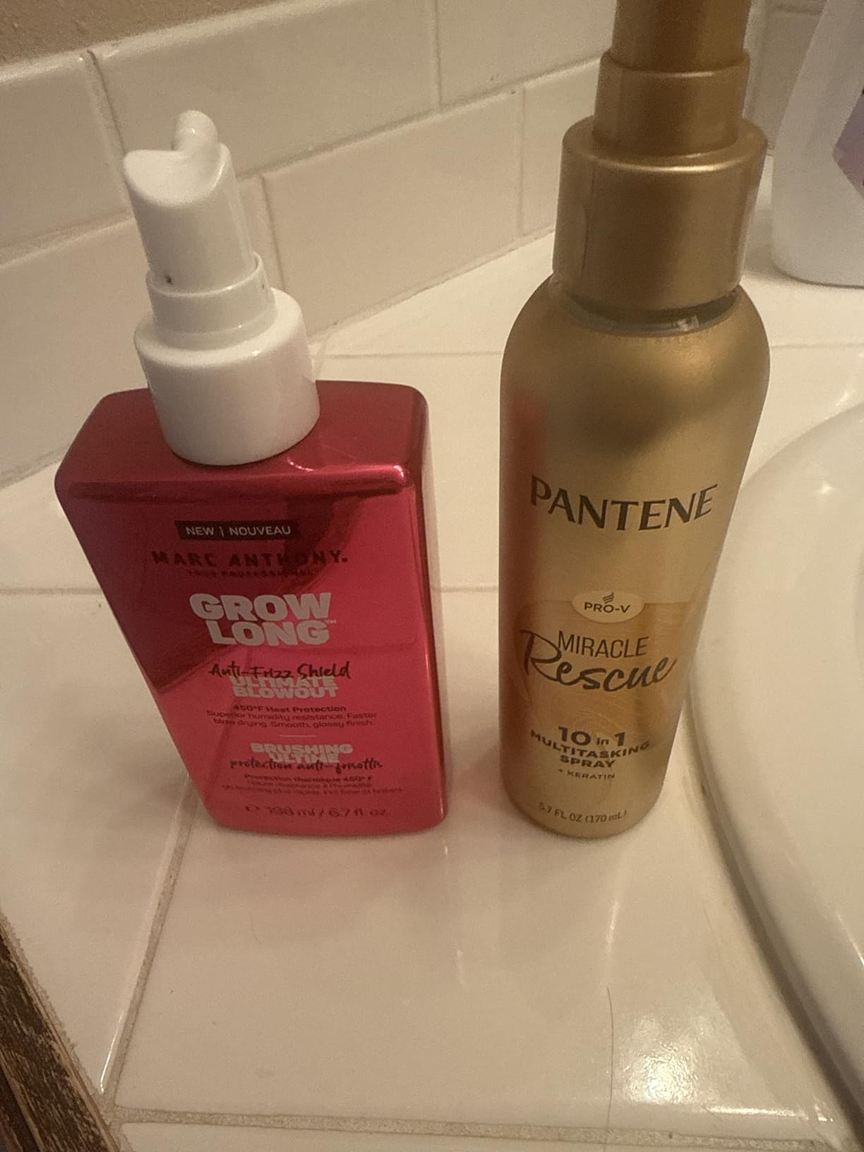 Marc Anthony Grow Long Ultimate Blowout, Anti-Frizz Heat Protection Spray customer photo 1