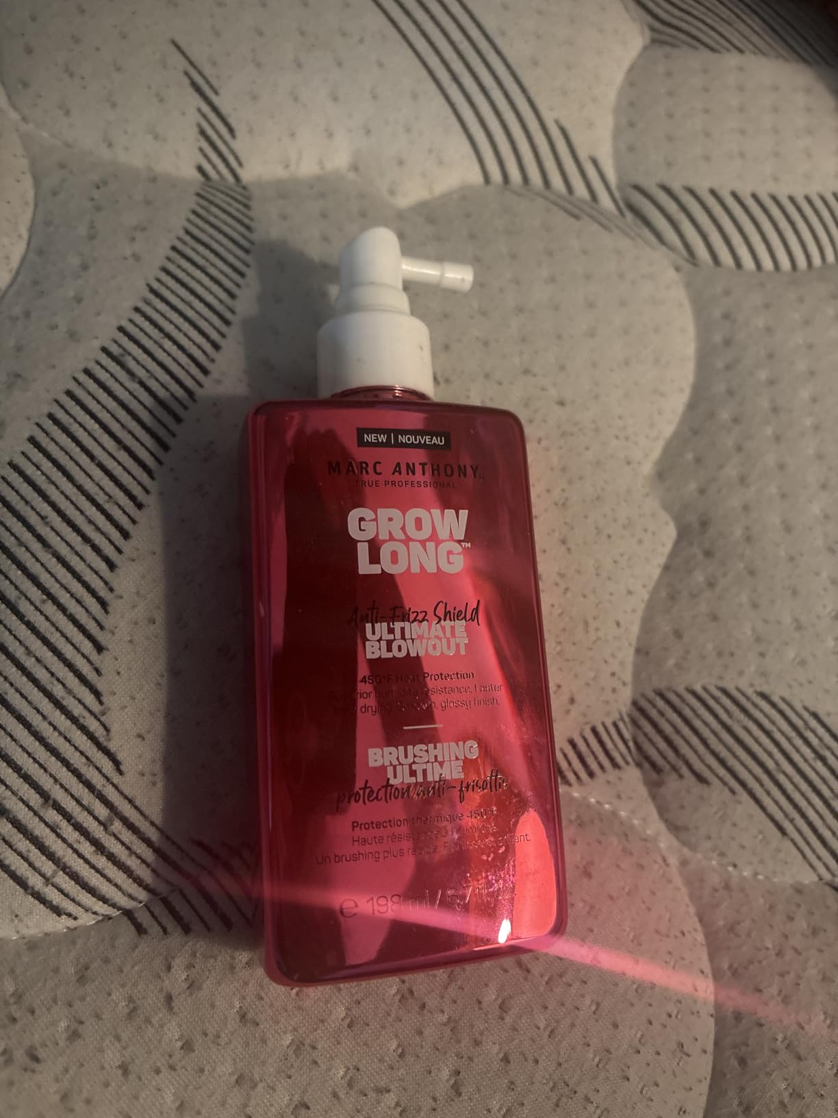 Marc Anthony Grow Long Ultimate Blowout, Anti-Frizz Heat Protection Spray customer photo 2