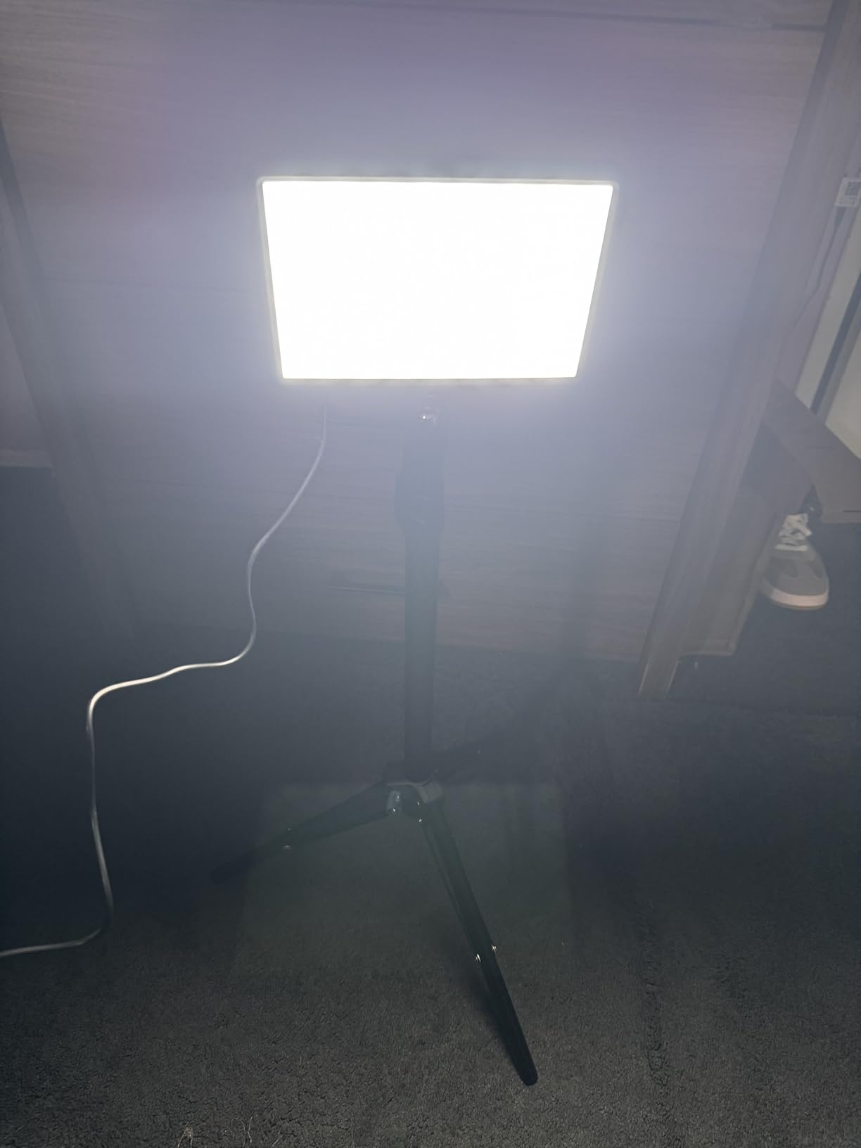Amazon Basics 2-Pack LED Video Light, 7 Vibrant RGB Colors and 3 Color Temperatures (2500-6500K), Dimmable Lighting with 62.3-Inch Adjustable Tripod, 360° Gimbal, USB-Powered for Streaming customer photo 1