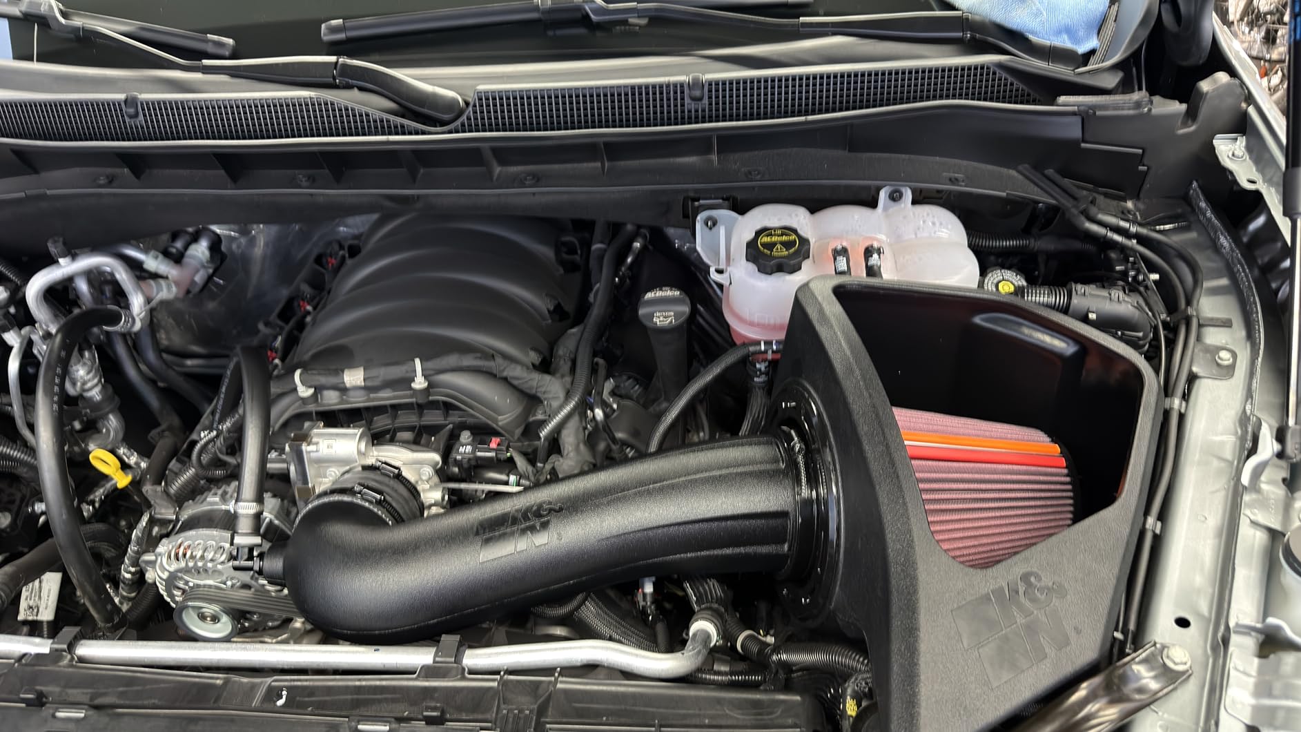 K&N NextGen Cold Air Intake System: High-Flow Cotton Filter: Compatible with 2019-2026 CADILLAC/CHEVROLET/GMC Escalade; Silverado 1500; Suburban; Tahoe; Sierra 1500; Yukon; Yukon XL; 50-3110 customer photo 2