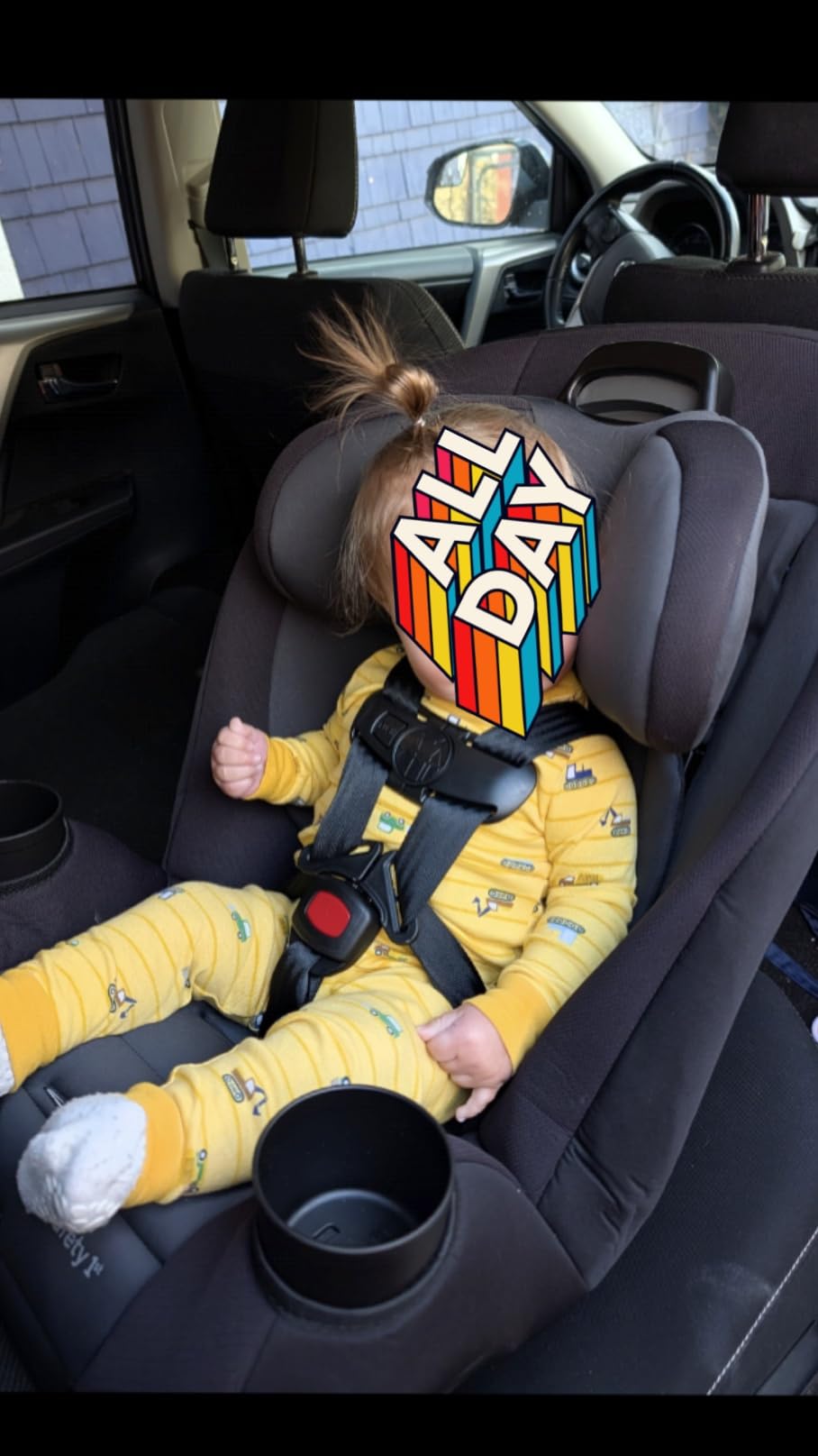 Safety 1st Ellaris 3-in-1 Convertible Car Seat, Slim Fit Design, Rear & Forward-Facing, 5-Position Headrest, Travel-Friendly with Machine-Washable Seat Pad, Smokey Haze customer photo 2