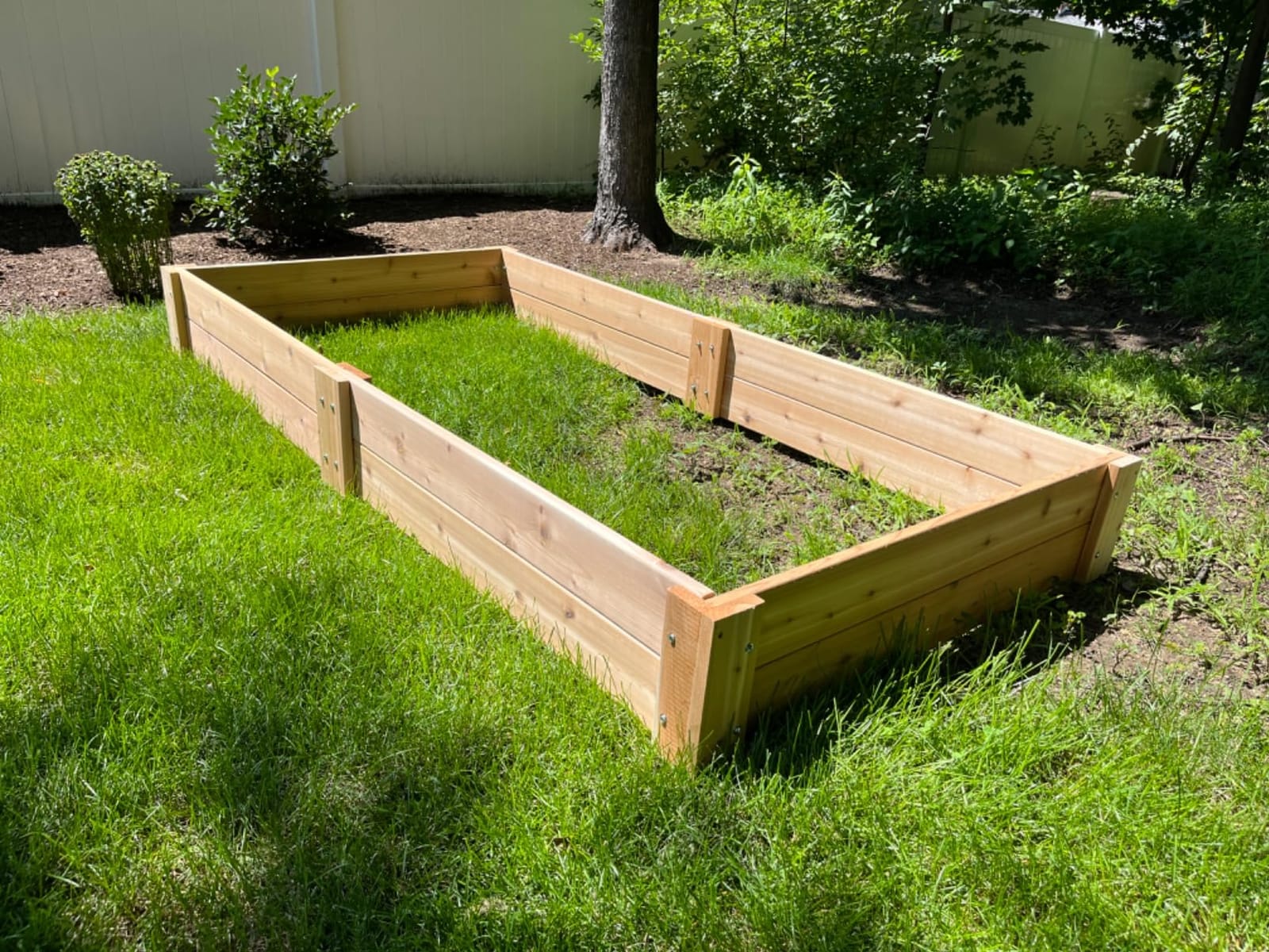 Infinite Cedar Premium Cedar Raised Garden Bed - 4' x 8' x 16.5