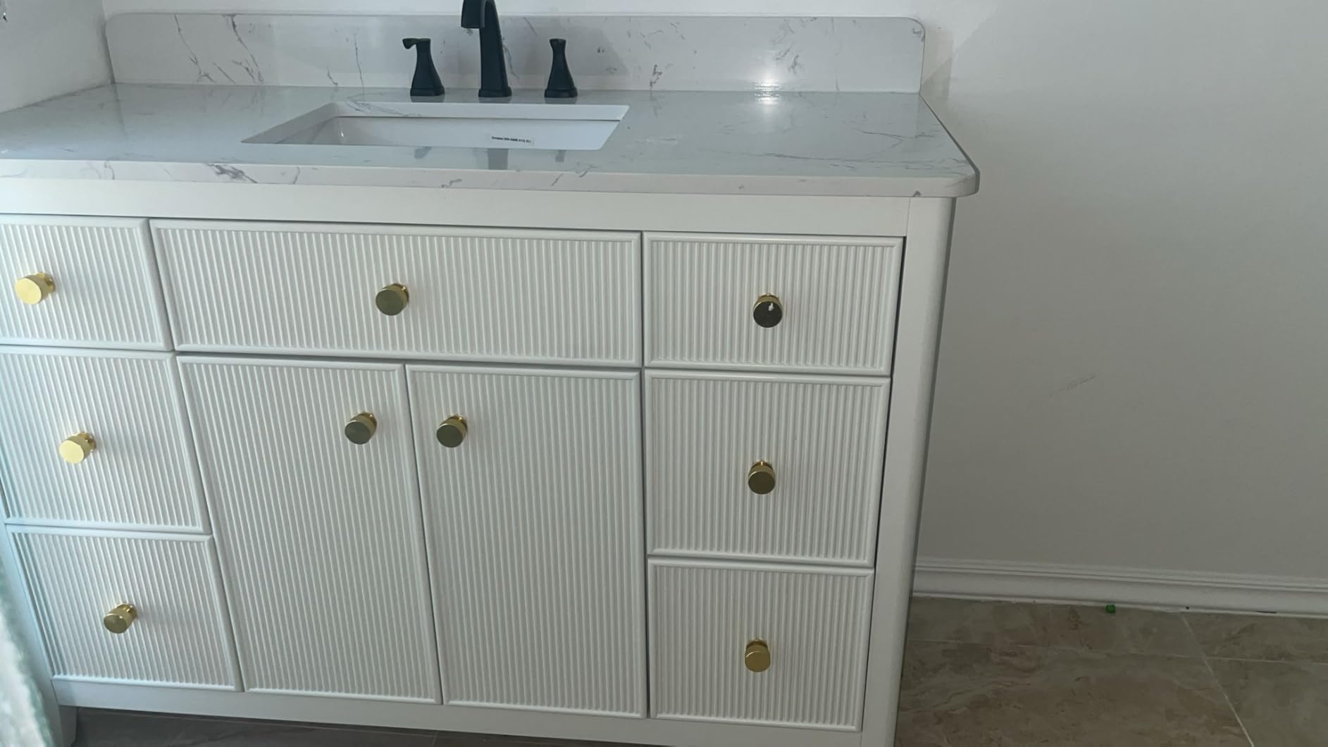 48 Inch Bathroom Vanity with Sink Combo, Greige customer photo 1