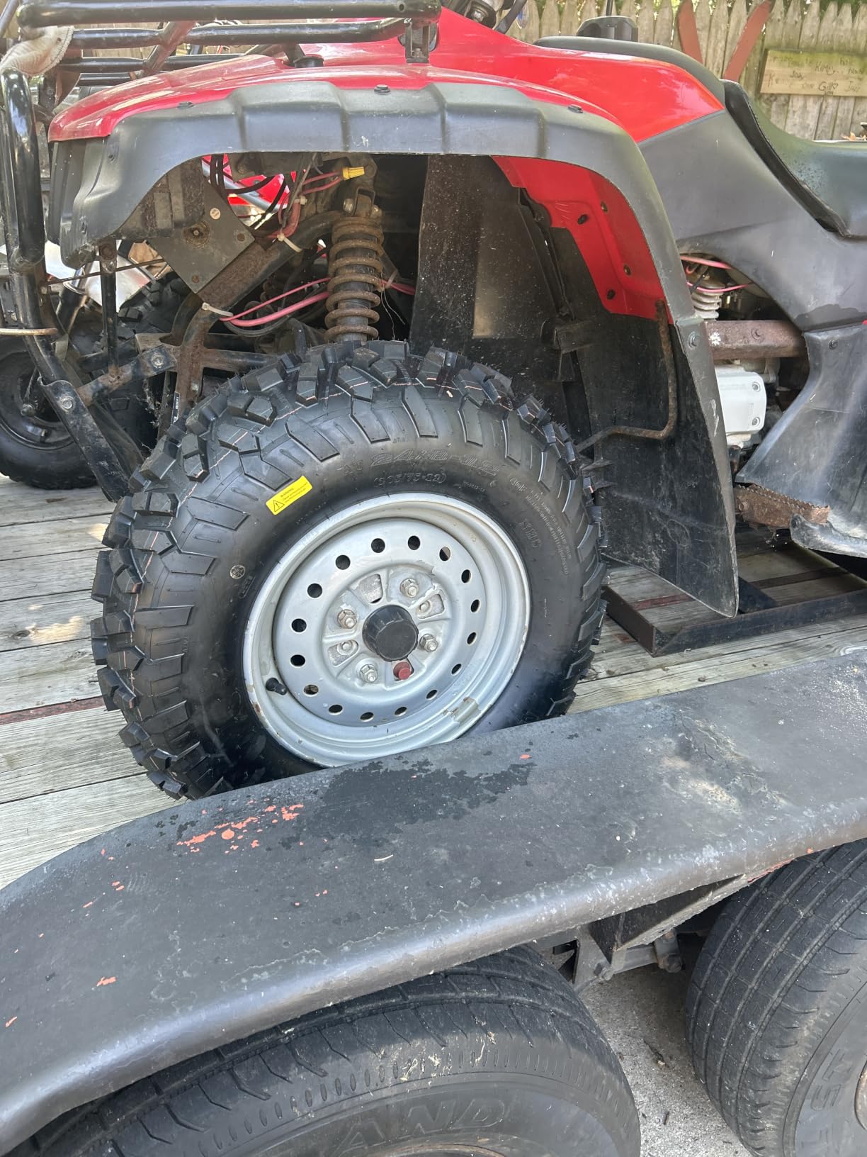 MaxAuto Set of 4 UTV ATV Tires 25x8-12 Front & 25X10-12 Rear Tire, 6PR Tubeless, Four Wheeler Tires All Terrain Tire 25x8x12 Sport Mud-Tires 25x10x12 Off Road Tire, 4 Pack in 2 Packages customer photo 1