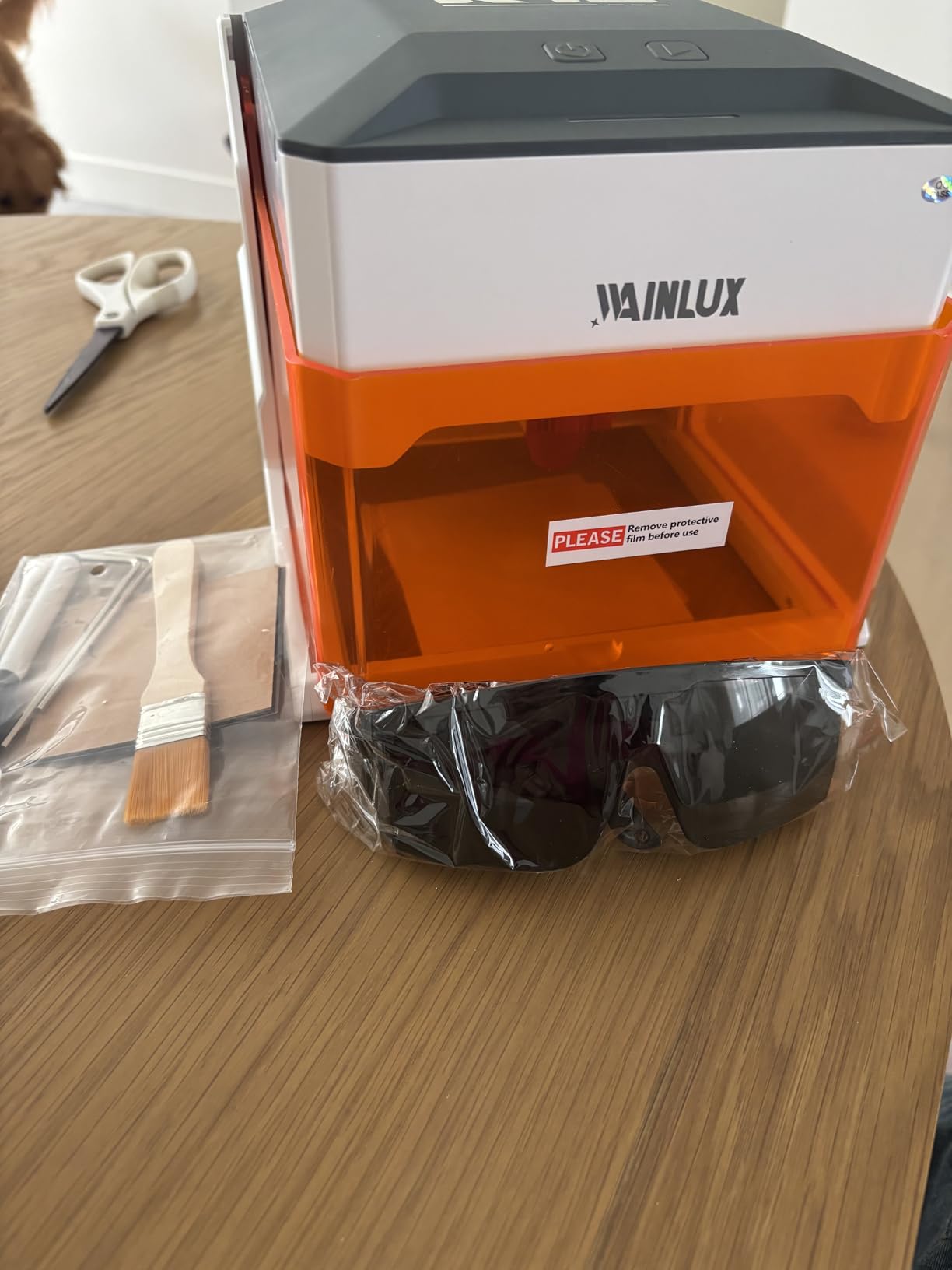 WAINLUXPRO K10 5W Laser Engraver, Class 1 Enclosed Engraving Machine customer photo 2