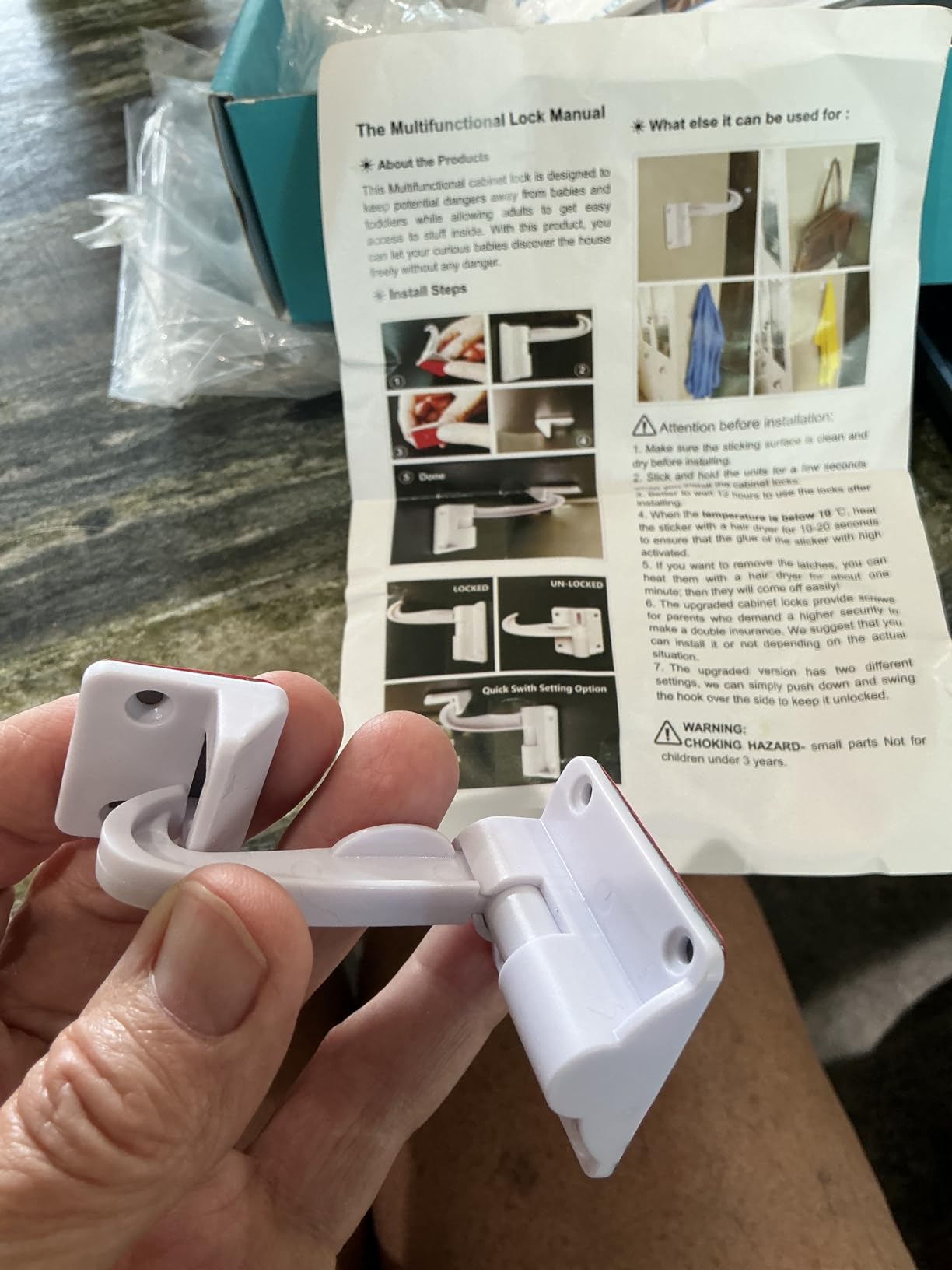 40 Pack Baby Proofing Kit | Hidden Cabinet Drawer Locks, Adjustable Latches, Outlet Covers, Corner Guards & Anti Tip Furniture Anchors Kit. Protecting Baby From Safety Hazards in Your Home. customer photo 2