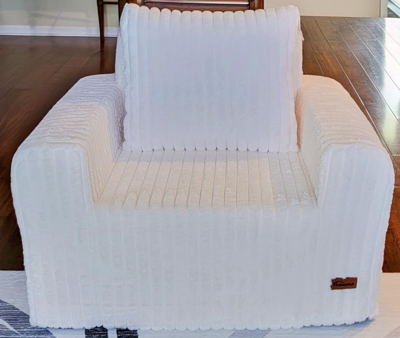 Hobestluk Small Couch Sofa Chaise Lounge Chair Recliner Chair with Footrest customer photo 2