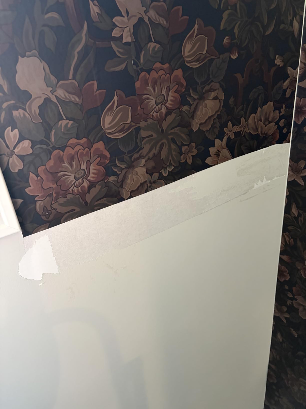 Dimoon 17.3''x78.7'' Peel and Stick Wallpaper Floral Cute Contact Paper Vintage Village Country Cottage Wallpaper Farmhouse Yellow Beige Renter Friendly Geometry Waterproof Embossed Kitchen Bedroom customer photo 1