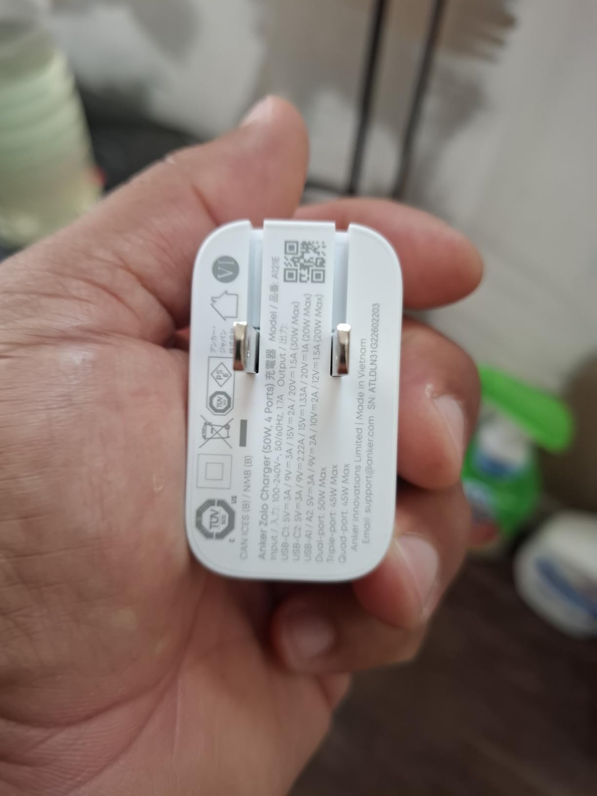 Anker Zolo USB C Charger Block, 50W Max Output Type C Charger Fast Charging customer photo 1