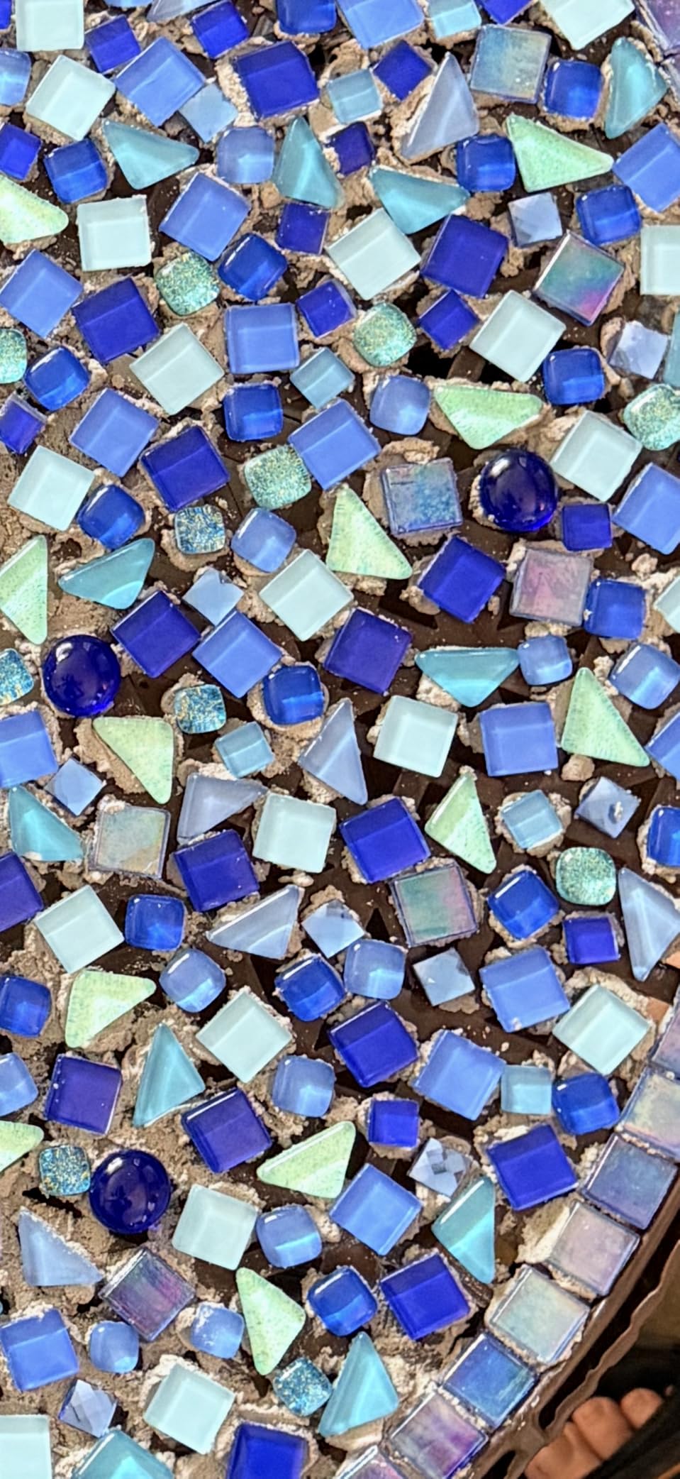 FIVEIZERO 420g Mosaic Tiles, 280Pcs Glass Mosaic Kits for Crafts customer photo 1