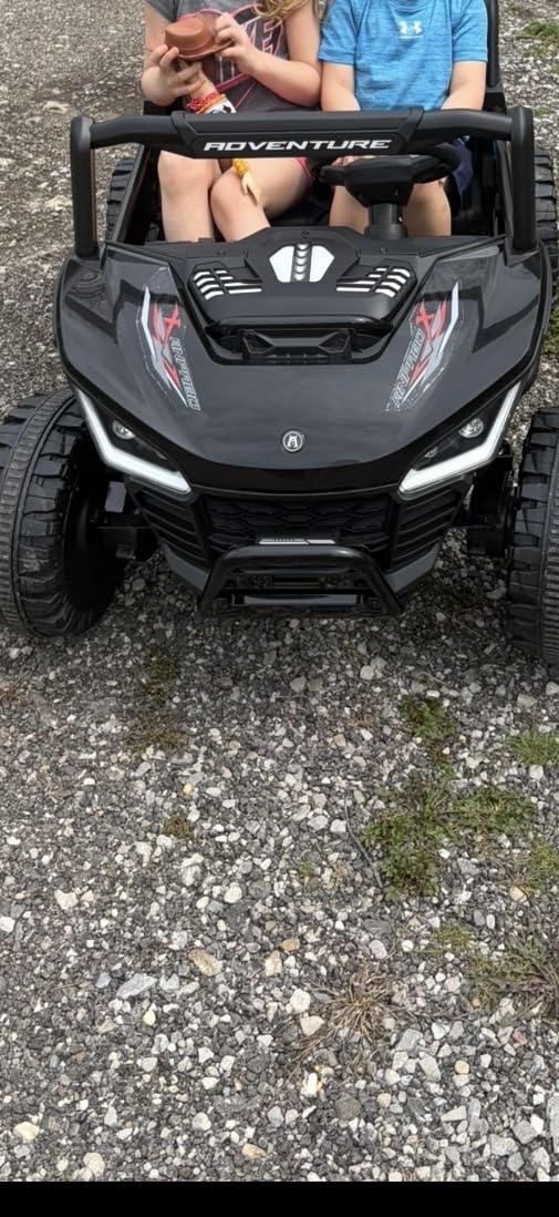 ANPABO XXL 24V Ride on Toys for Big Kids 3-12, 4 x 200W Motors, White customer photo 1