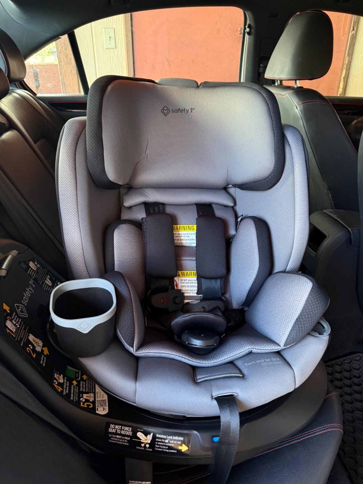 Safety 1st Turn and Go 360 DLX 360 Car Seat, Rotating All-in-One Convertible Car Seat, Sand Bucket customer photo 1