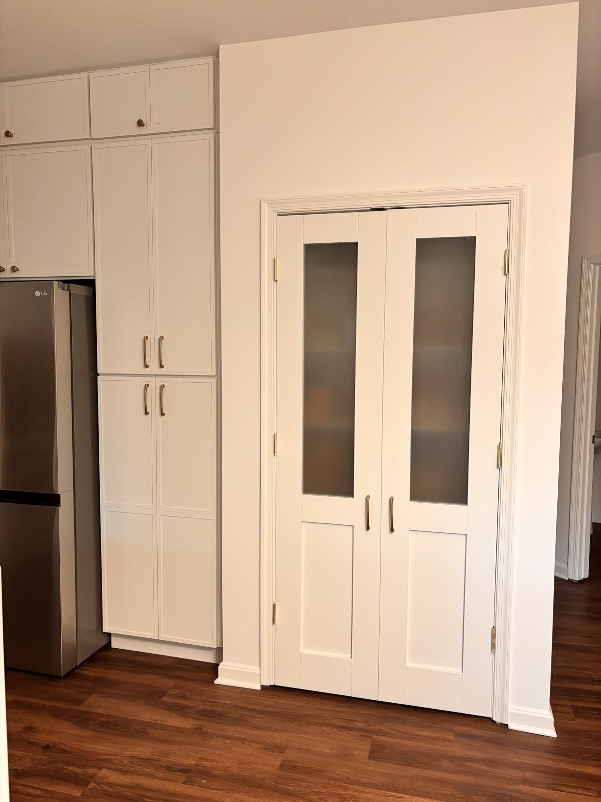 60x80 Interior Double Doors,Full Clear Glass Doors,Room Door French Door customer photo 1