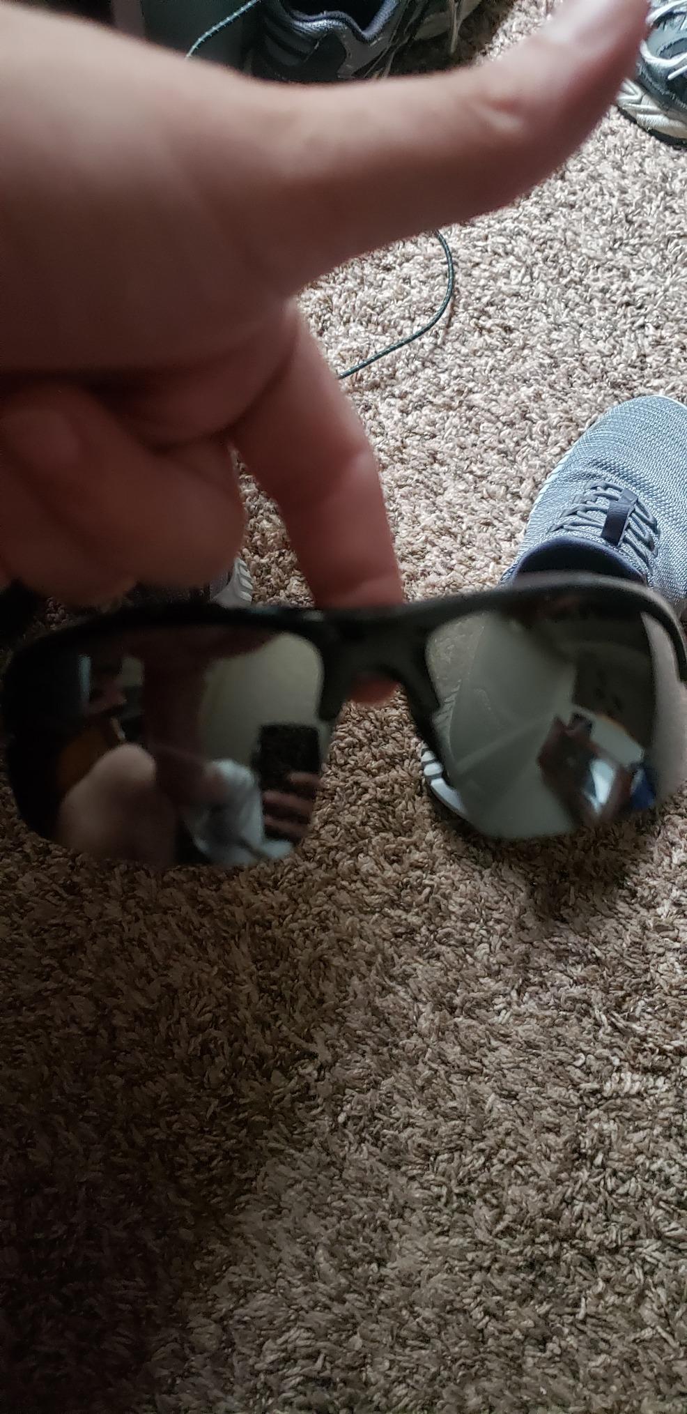 SIPLION Polarized Sports Sunglasses for Men, TR90 Wrap-Around Frame customer photo 1