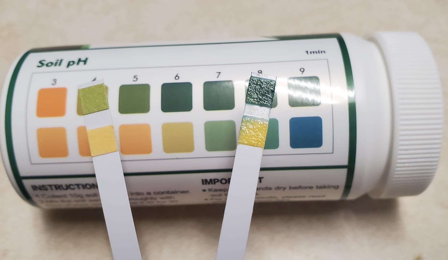 Soil pH Test Kit-125 Soil pH Test Strips (3-9 Range) for Gardens Lawns customer photo 1