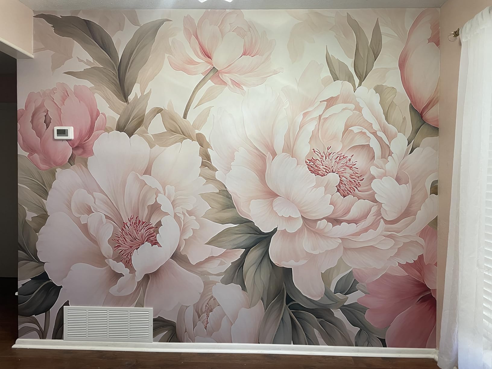 Foggy Forest Mural Wallpaper Peel and Stick for Bedroom 157