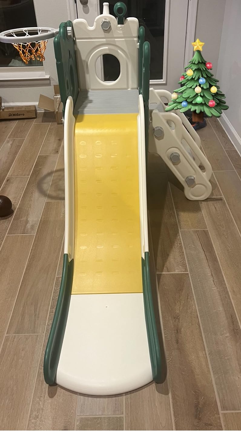 BIERUM 6 in 1 Toddler Slide for Toddlers Aged 1-3 Indoor Playset Blue customer photo 2