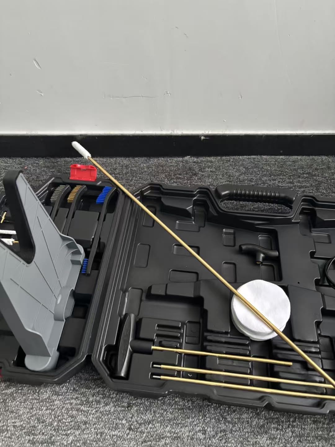 GLORYFIRE Elite Universal Gun Cleaning Kit, Cleaning Stand for All Caliber | All-Brass Brushes and Jags, Reinforced & Lengthened Rods, Cotton Mops, Steel Wire, High-End Double-Head Brushes customer photo 2